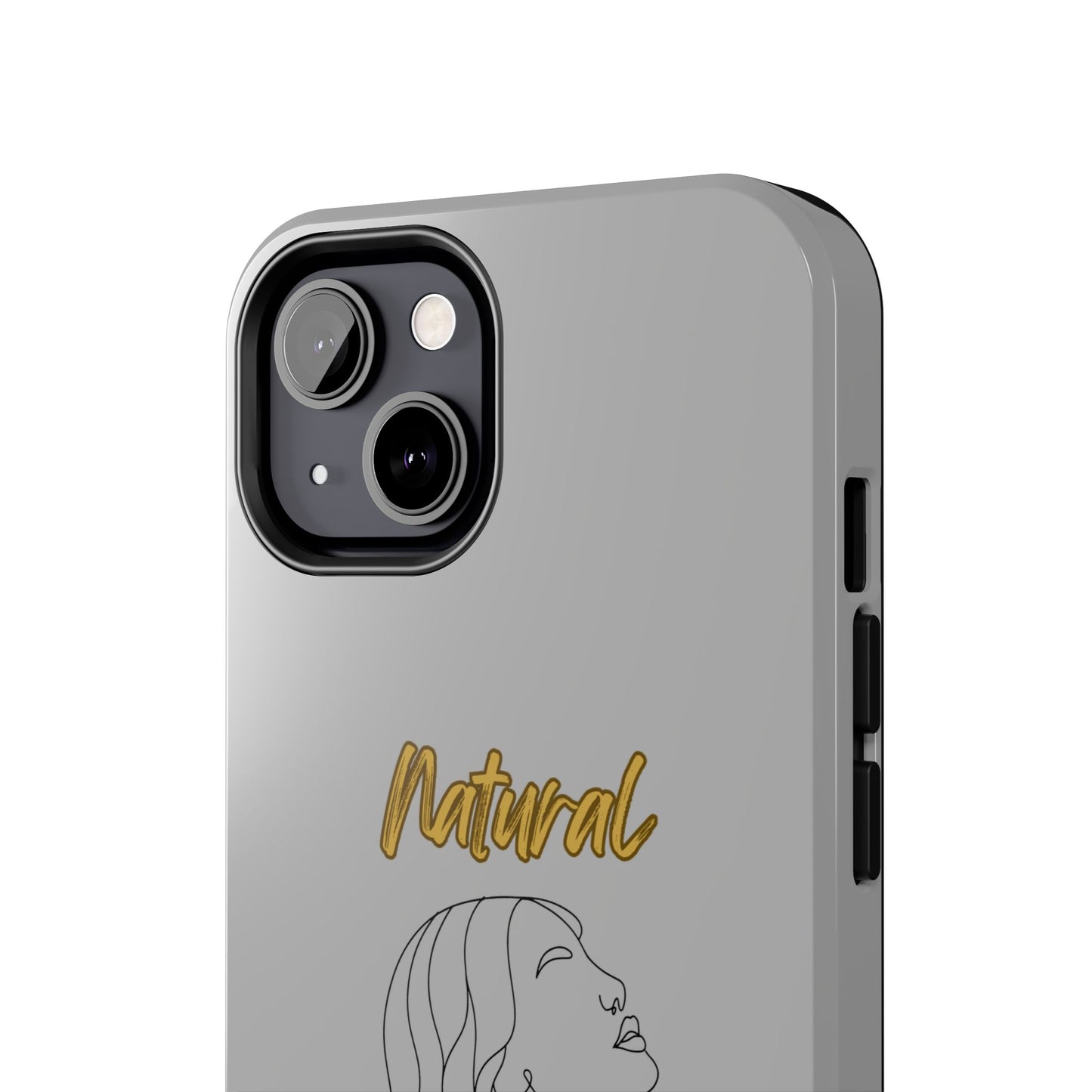 Natural Woman Breeze On Face (BL)Tough Phone Cases LIGHT GREY