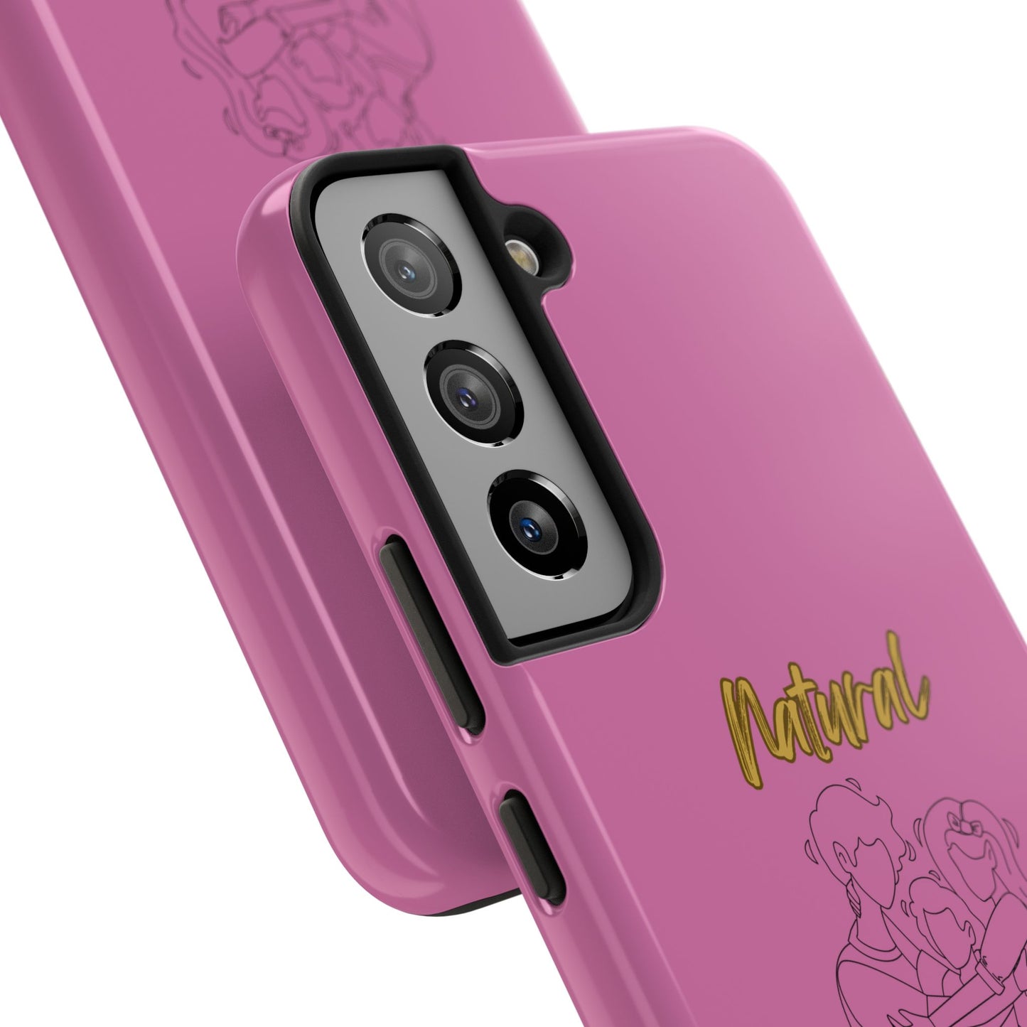 Natural Woman Bear Hugs (BL) Tough Phone Cases LIGHT PINK