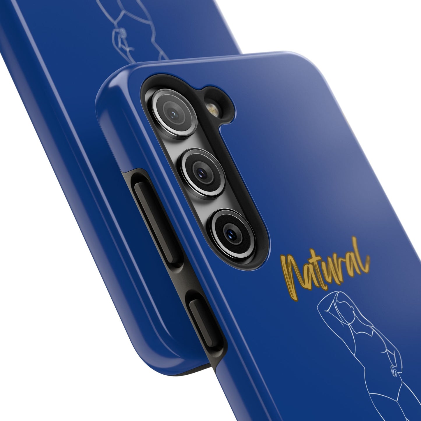 Natural Woman Looking Good (WL)Tough Phone Cases DARK BLUE