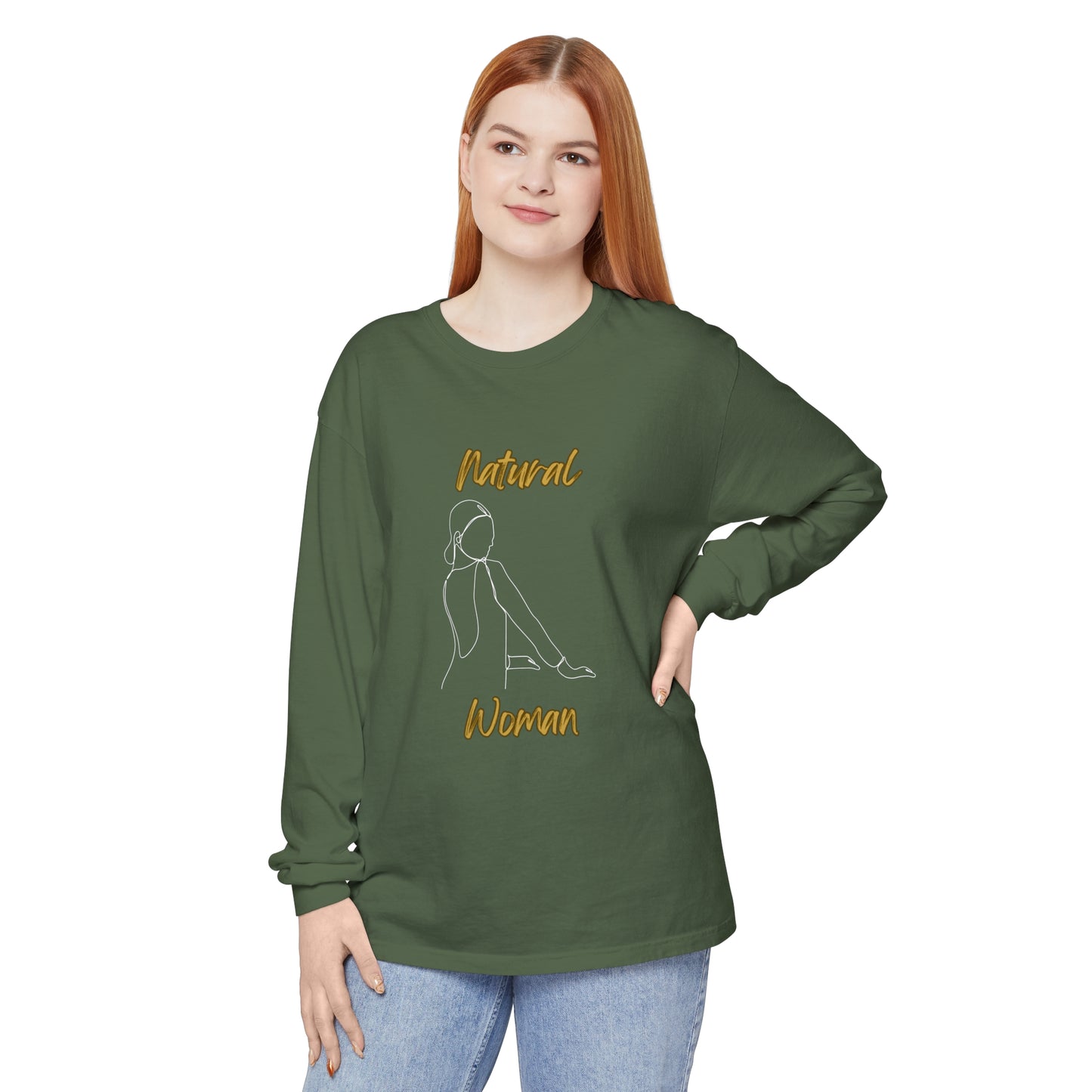 Natural Woman Hands Ready (WL) Long Sleeve T-Shirt