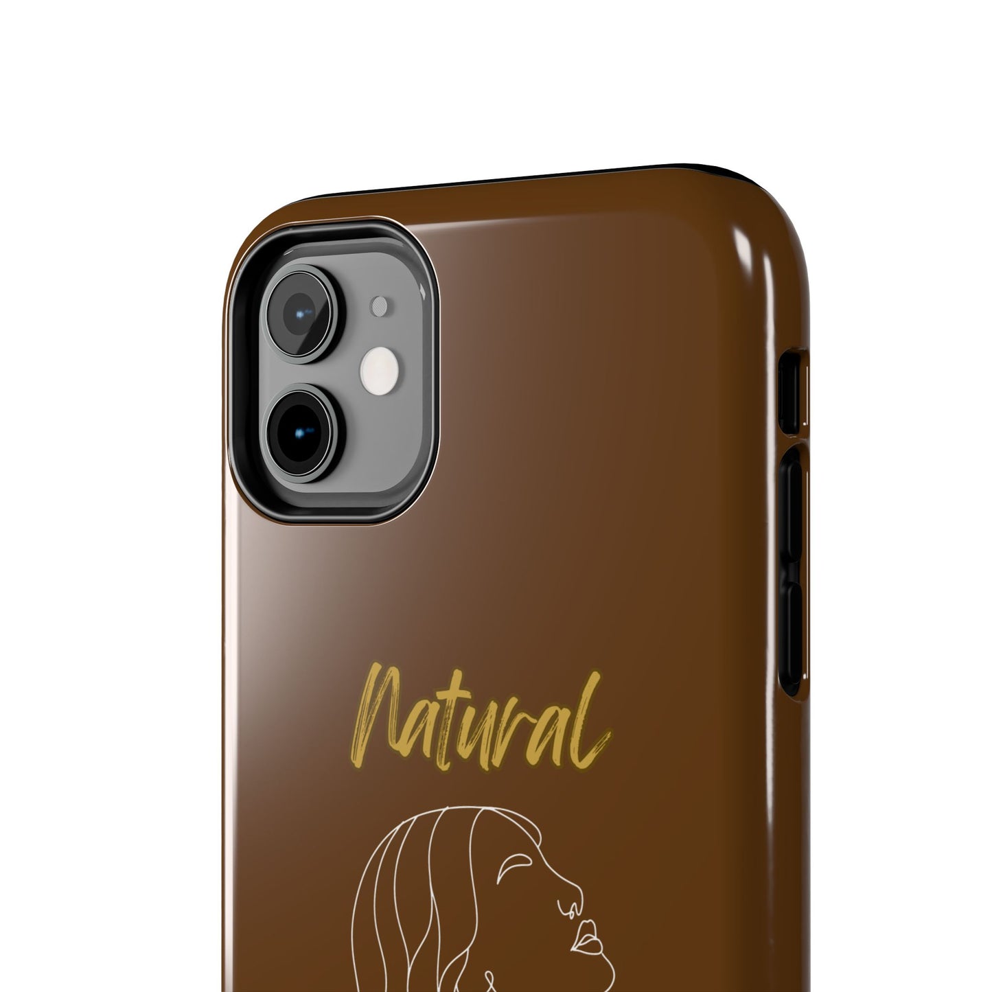 Natural Woman Breeze On Face (WL)Tough Phone Cases BROWN