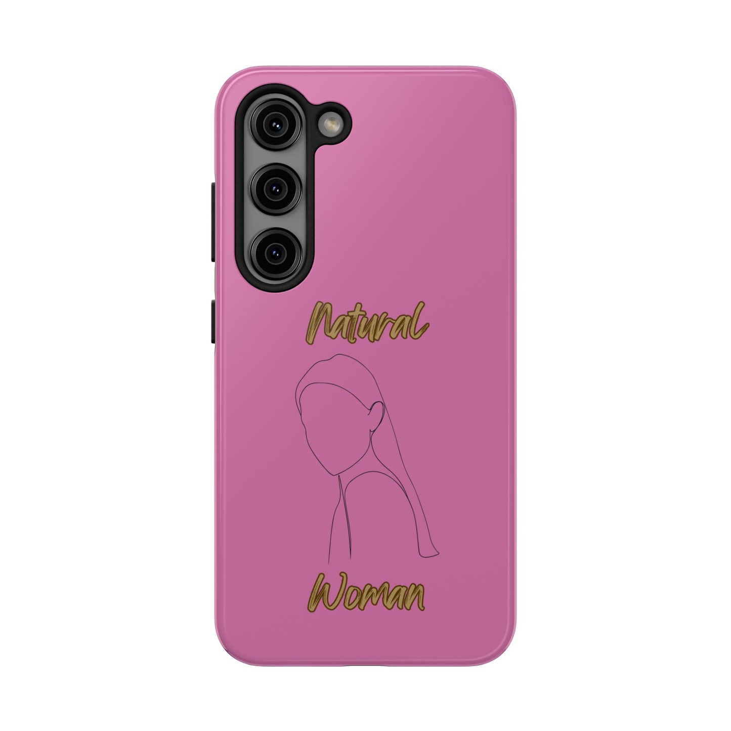 Natural Woman Tilted Look (BL) Tough Phone Cases LIGHT PINK