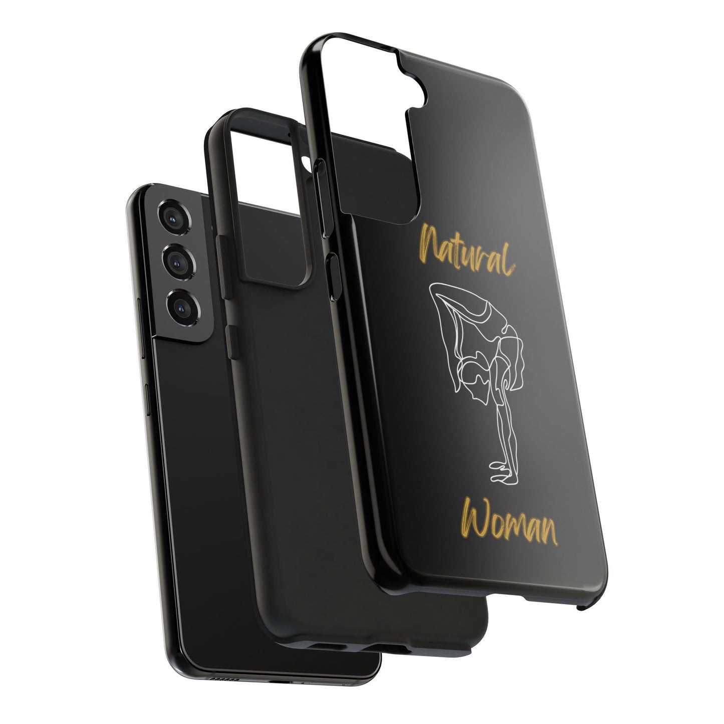 Natural Woman Flexible (WL)Tough Phone Cases BLACK