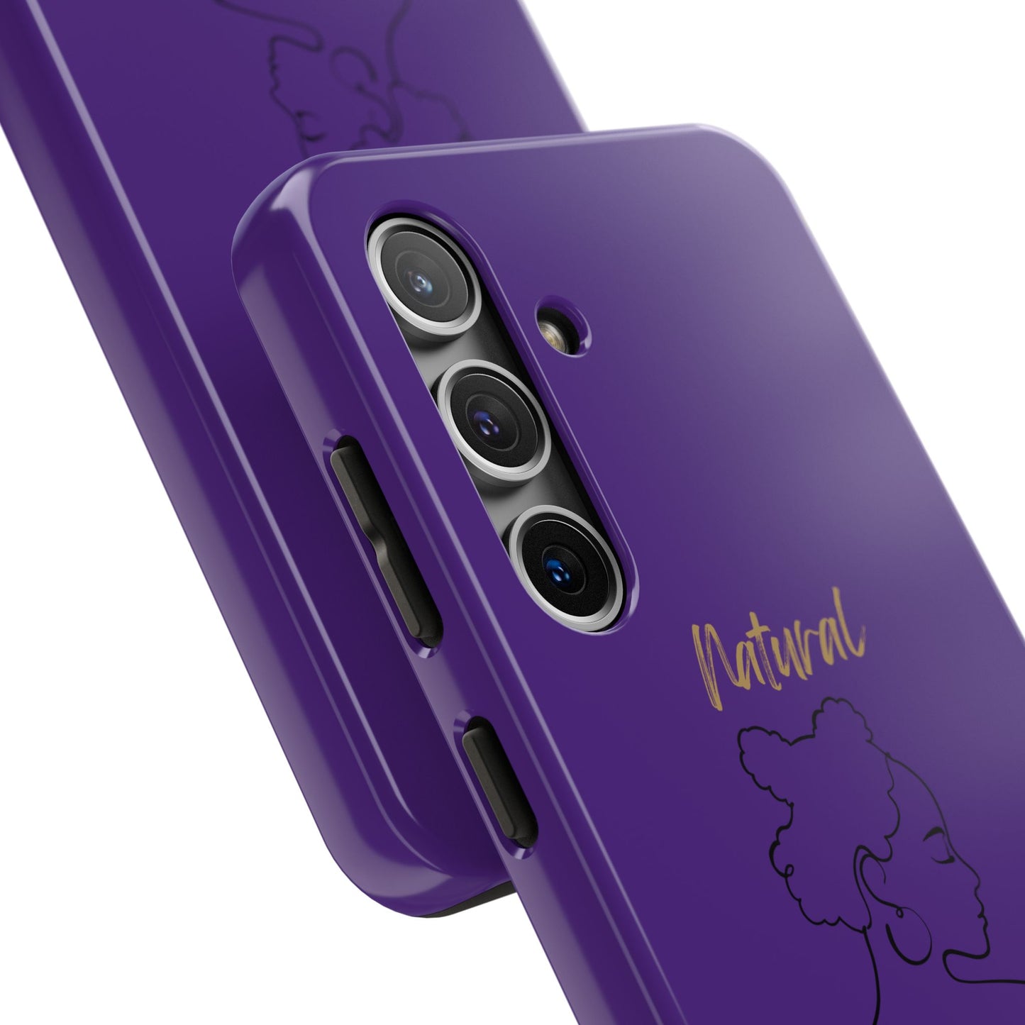 Natural Woman Twists (BL) Tough Phone Cases PURPLE