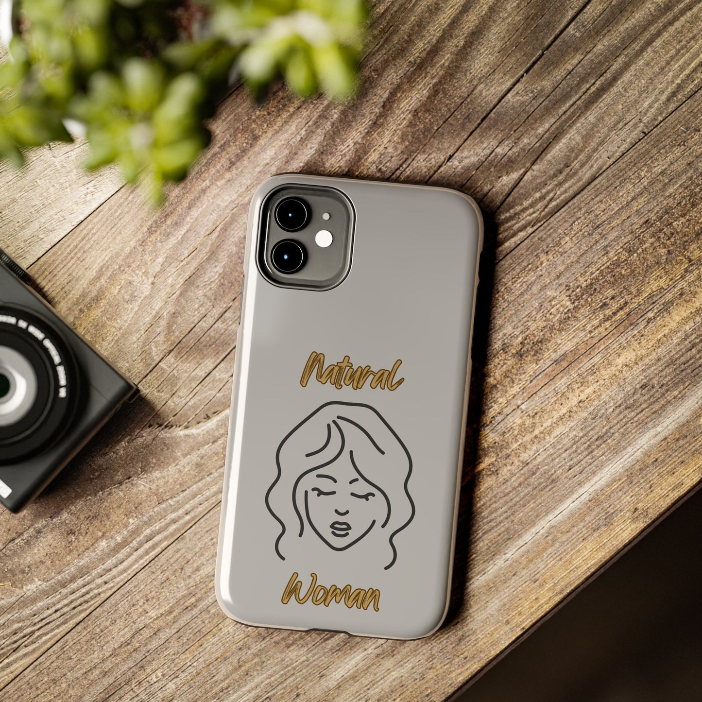 Natural Woman Modest (BL)Tough Phone Cases LIGHT GREY