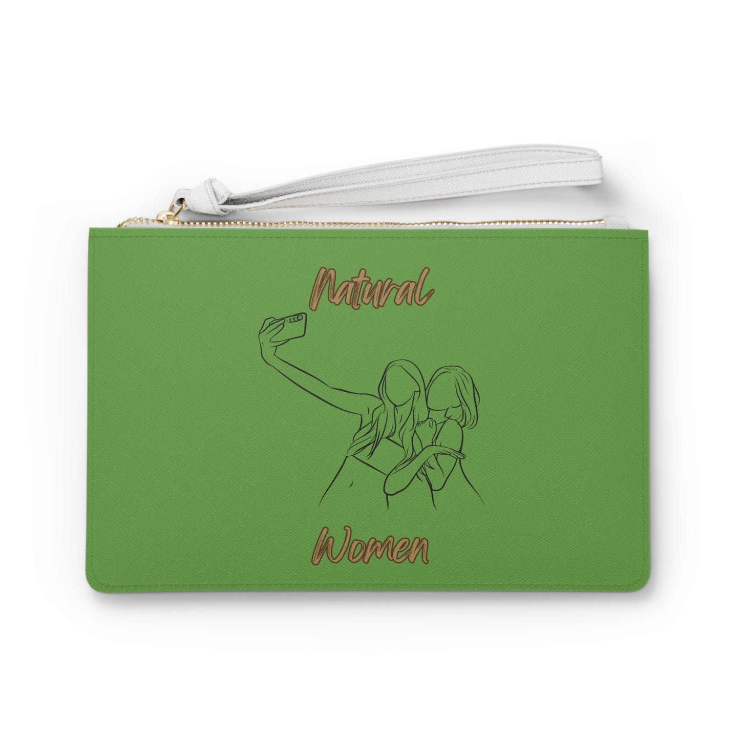 Natural Women Friends Selfie (BL) Clutch Bag GREEN