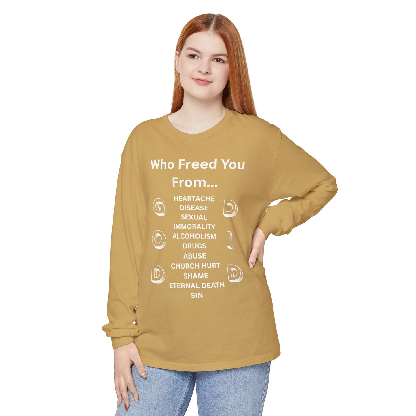 "GOD DID" (WL) Long Sleeve T-Shirt
