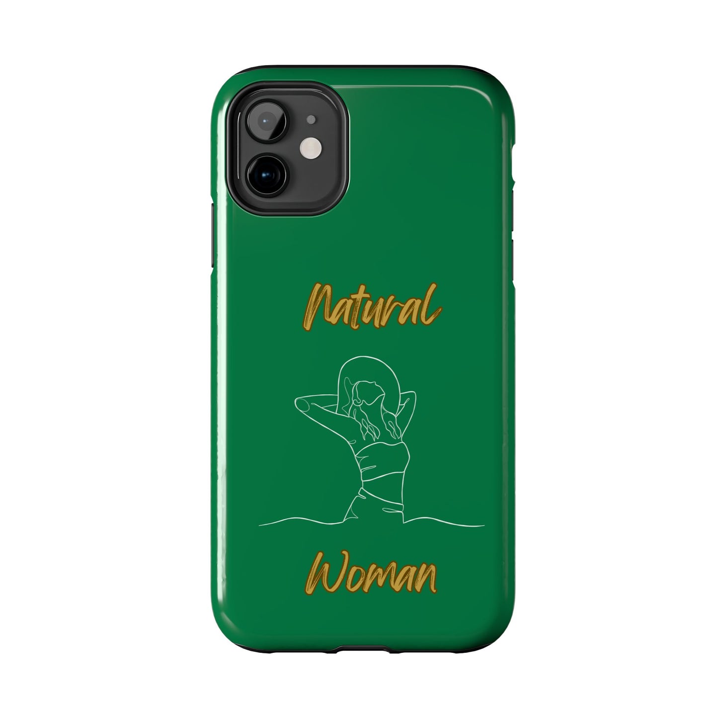 Natural Woman Sun Fun (WL)Tough Phone Cases DARK GREEN