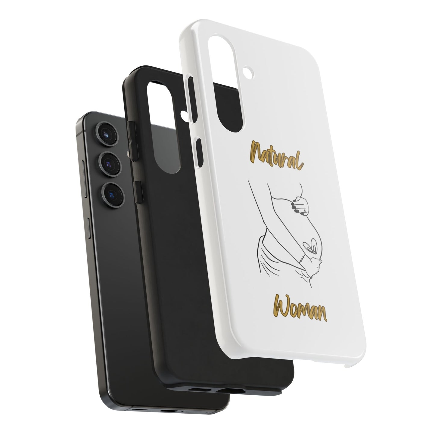 Natural Woman Loved In & Out (BL)Tough Phone Cases WHITE