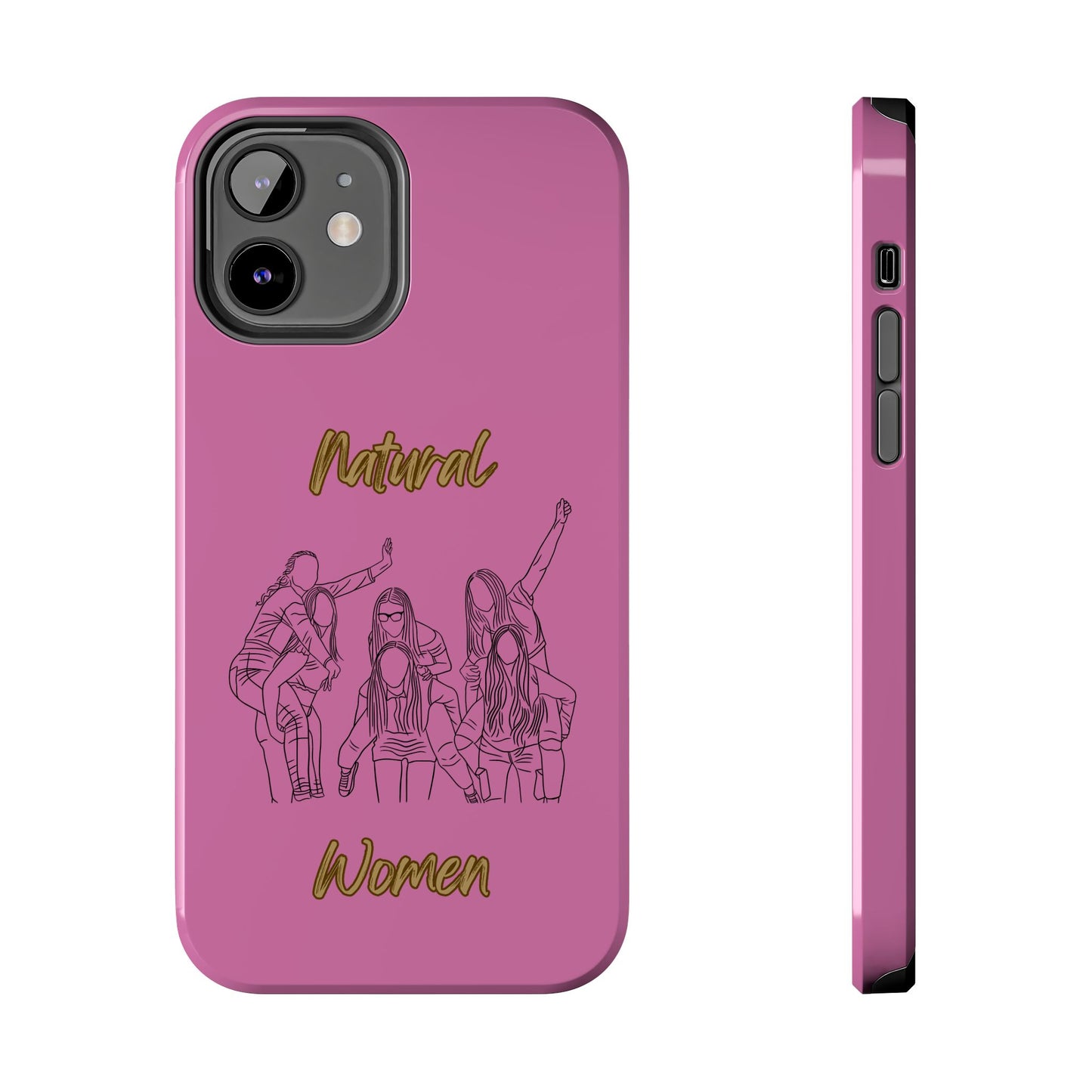 Natural Woman Piggy Back (BL)Tough Phone Cases LIGHT PINK