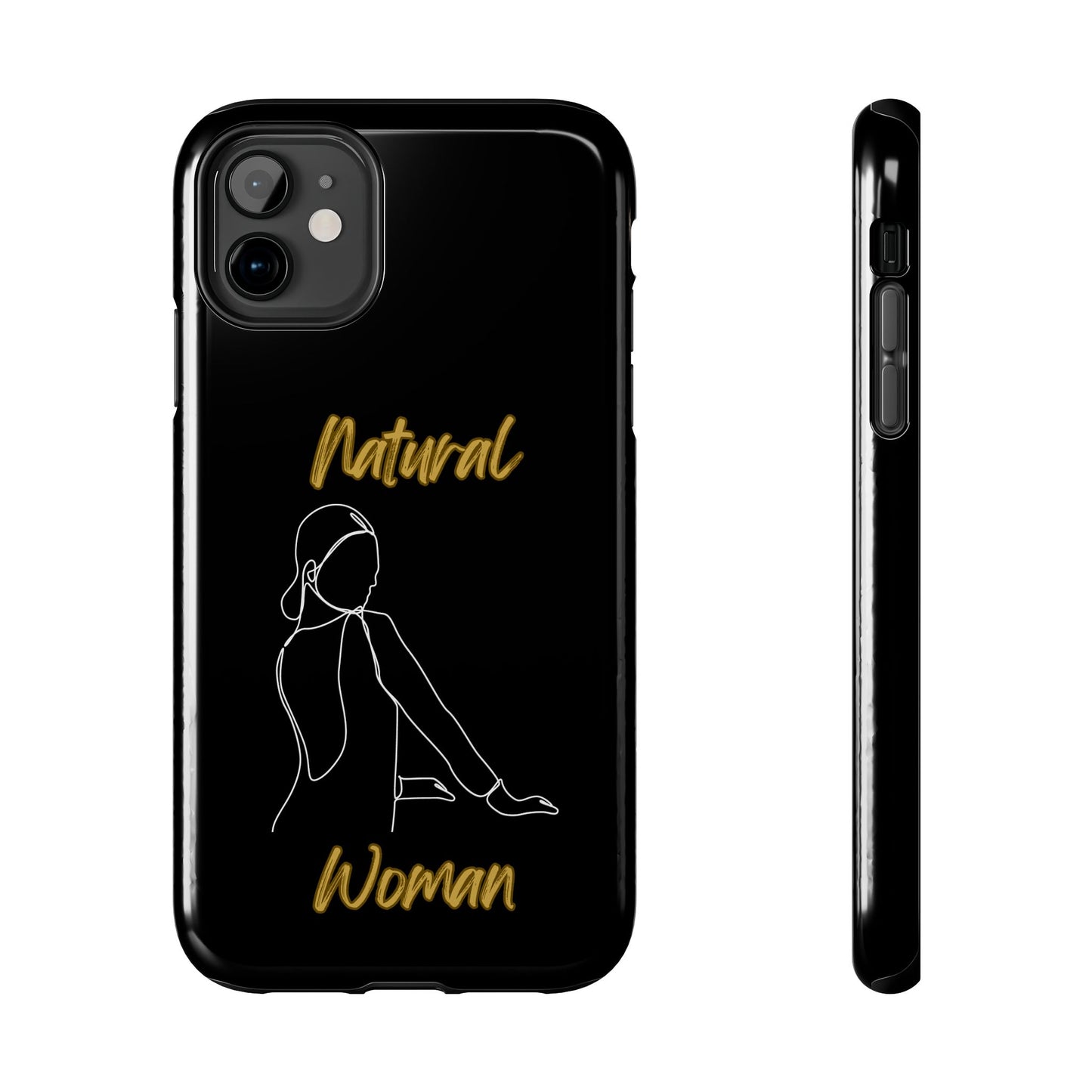 Natural Woman Hands Free (WL)Tough Phone Cases BLACK