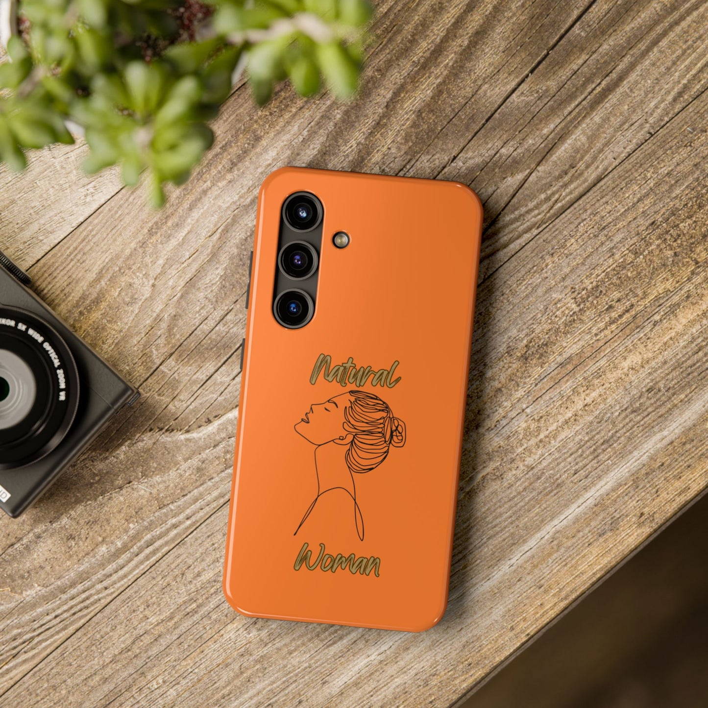 Natural Woman Wet Bun (BL) Tough Phone Cases CRUSTA