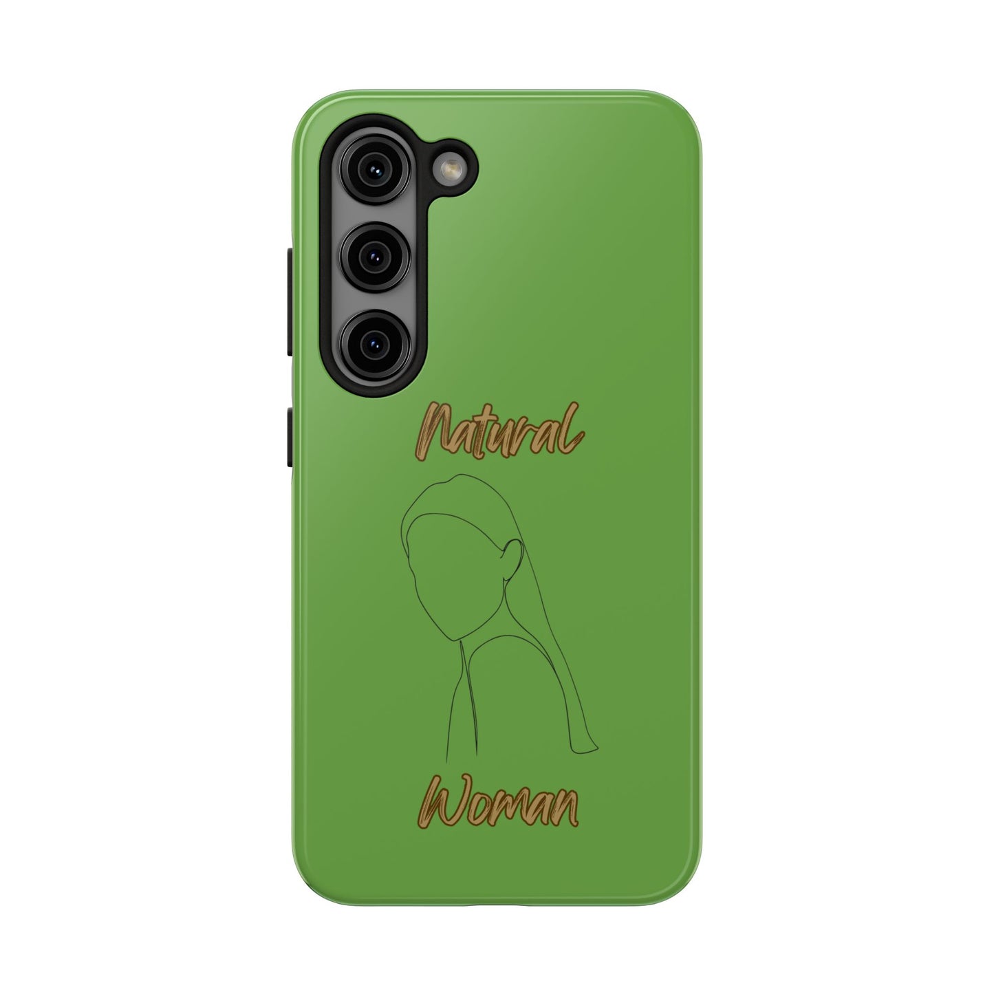 Natural Woman Tilted Look (BL) Tough Phone Cases GREEN