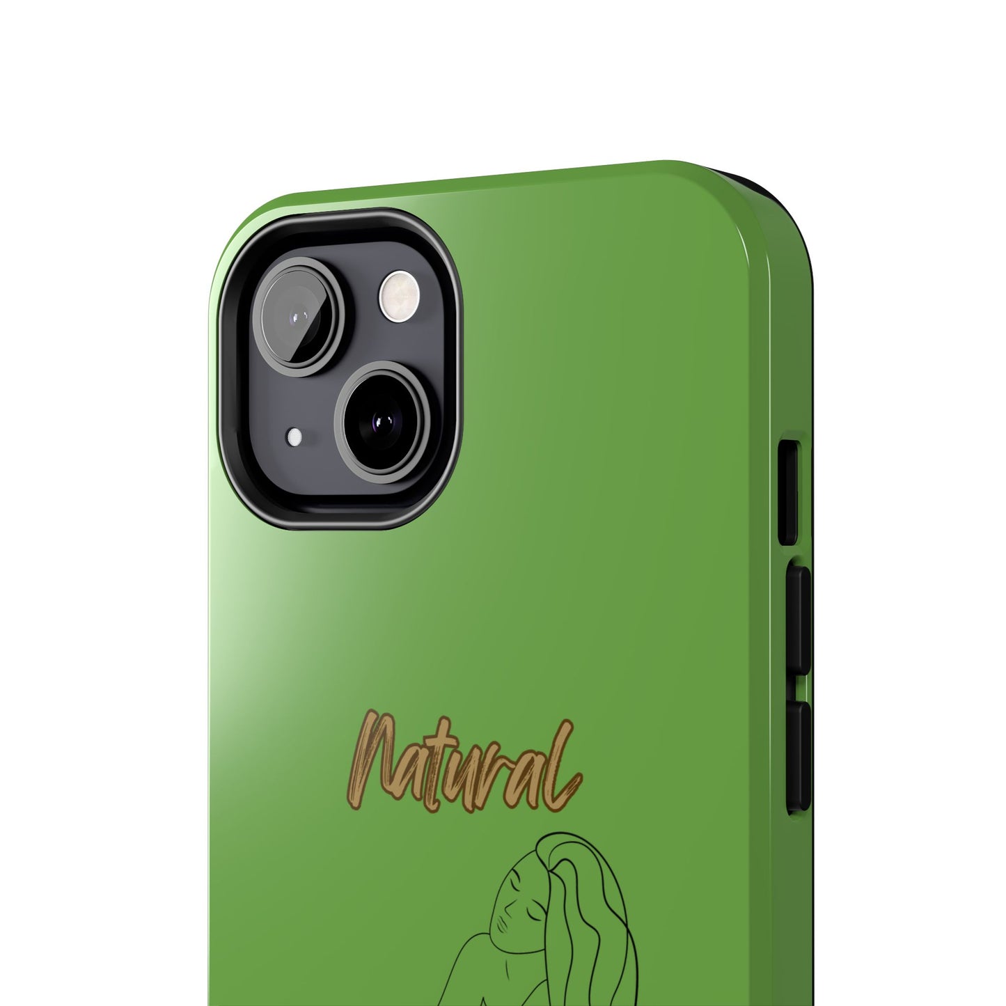 Natural Woman Beauty (BL) Tough Phone Cases GREEN