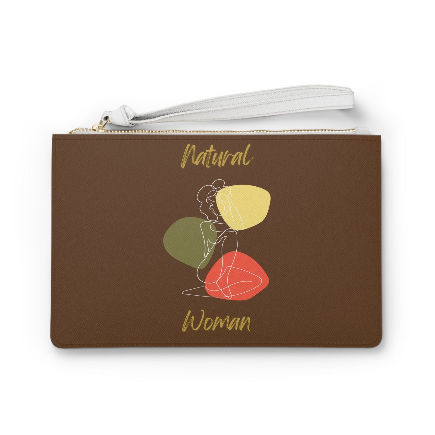Natural Woman Colorful Pose (WL) Clutch Bag BROWN