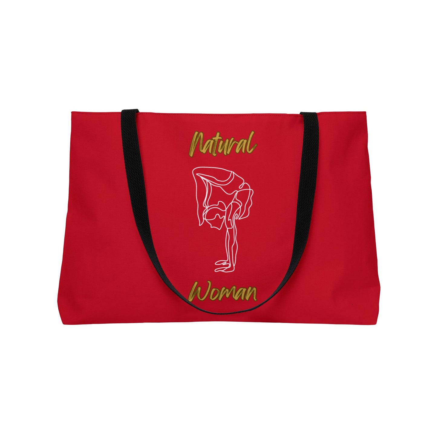 Natural Woman Flexible (WL) Weekender Tote Bag DARK RED