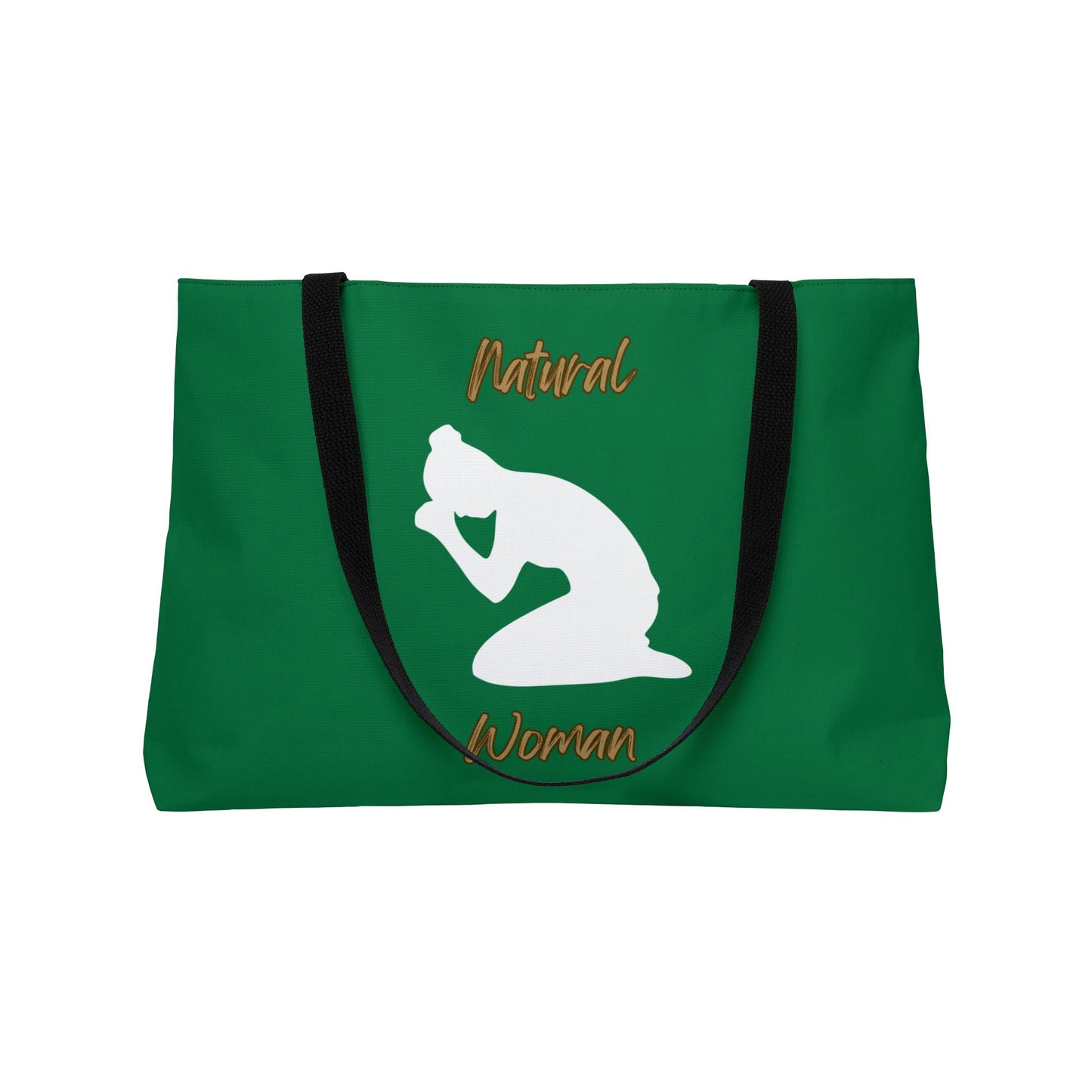 Natural Woman Pray (WL) Weekender Tote Bag DARK GREEN