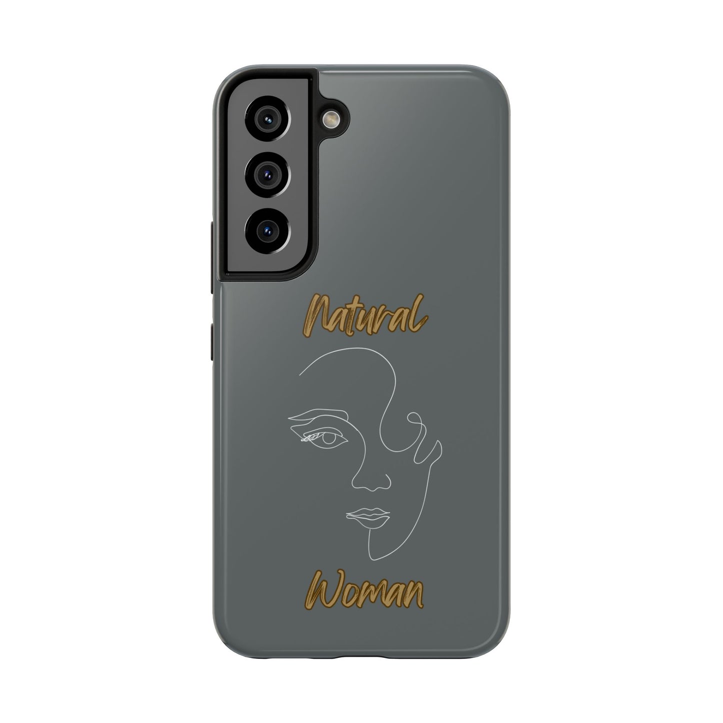 Natural Woman Looking (WL) Tough Phone Cases DARK GREY