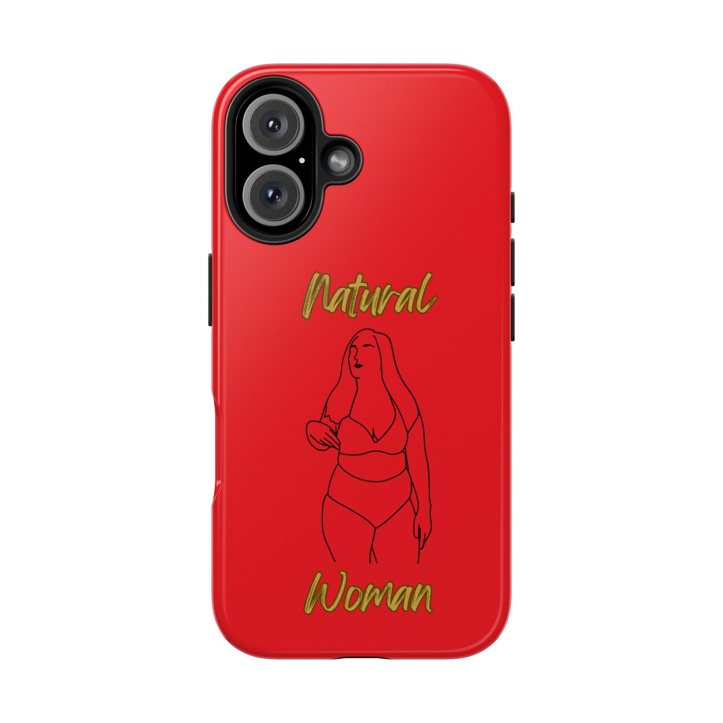 Natural Woman Full Beauty (BL)Tough Phone Cases RED