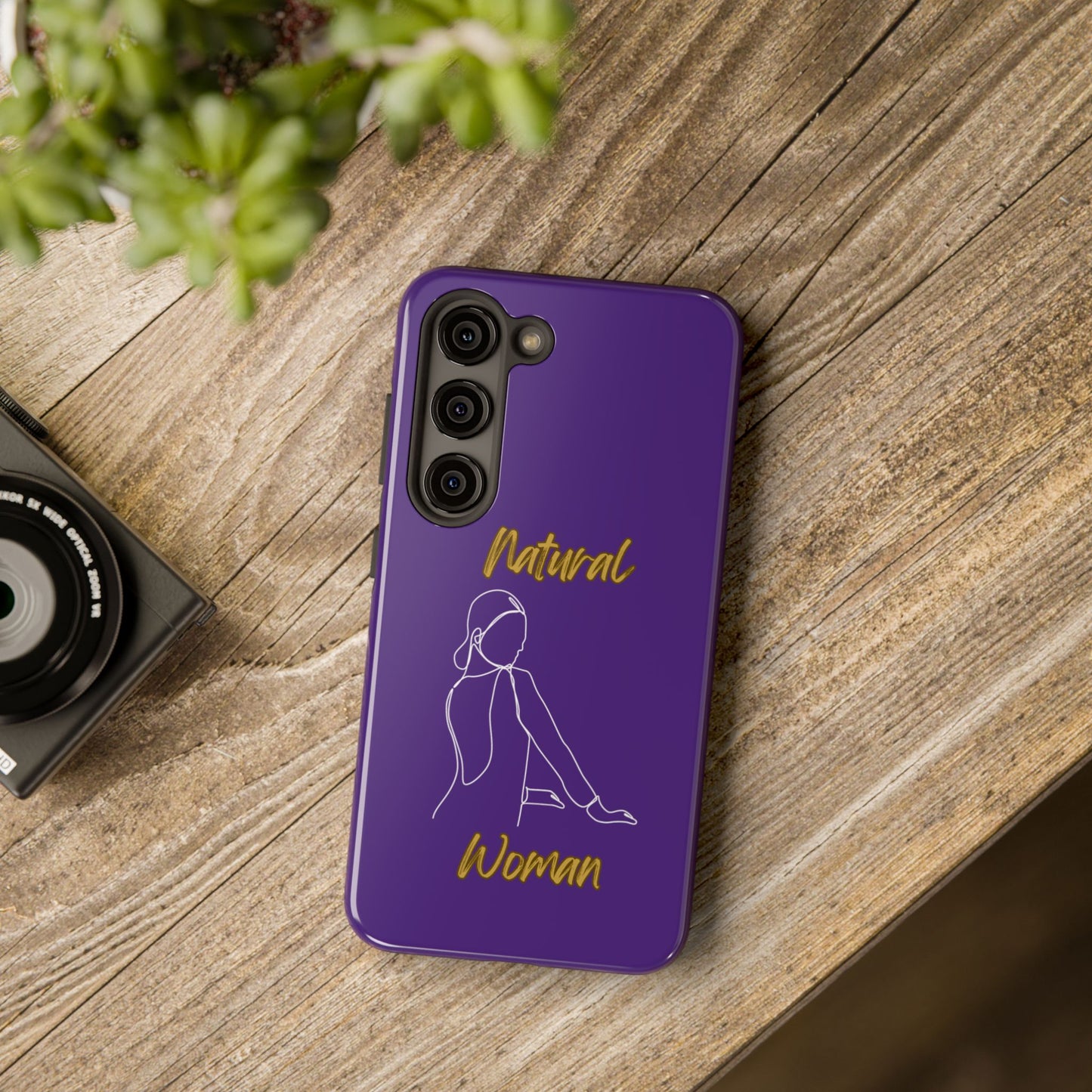 Natural Woman Hands Free (WL)Tough Phone Cases PURPLE