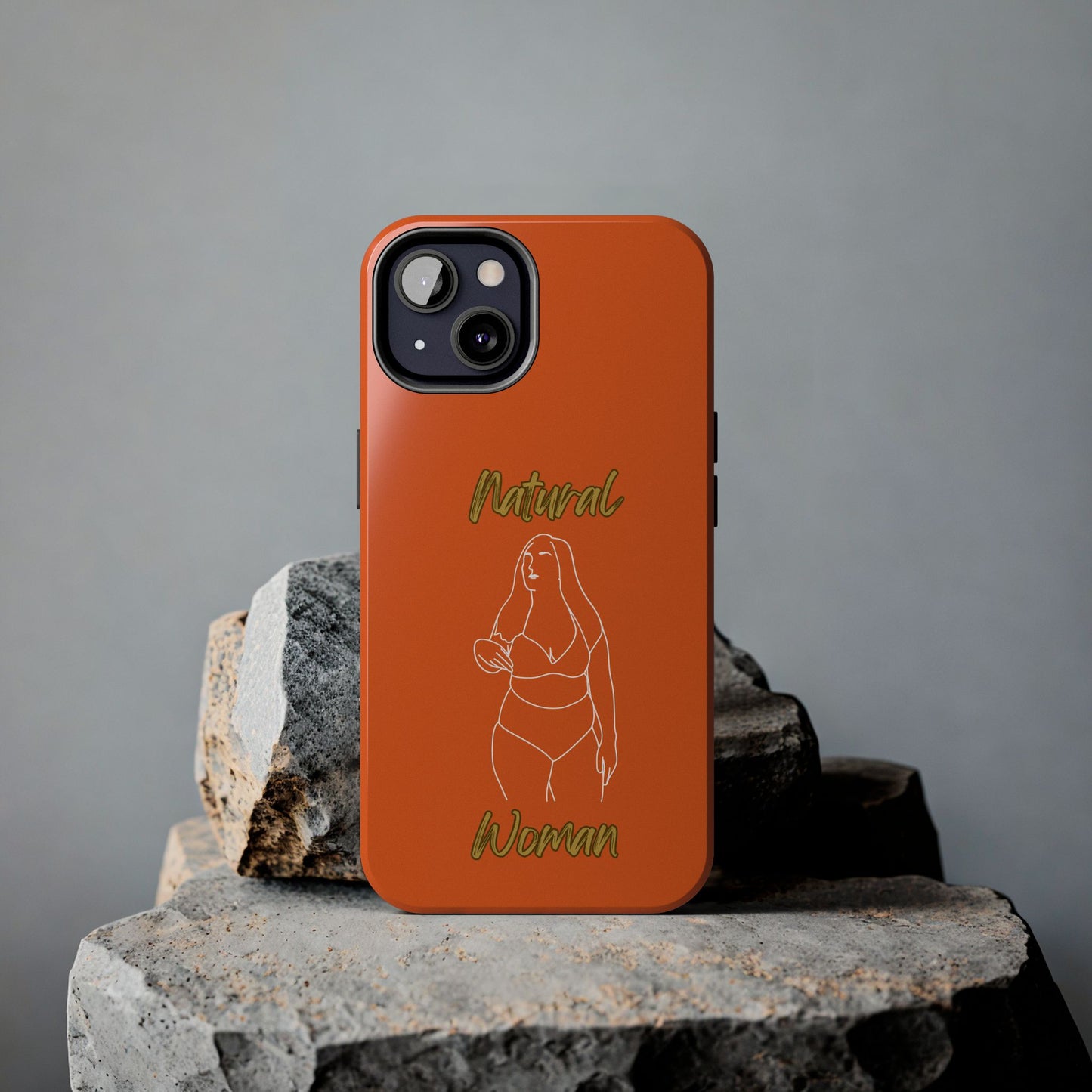 Natural Woman Full Beauty (WL)Tough Phone Cases ORANGE