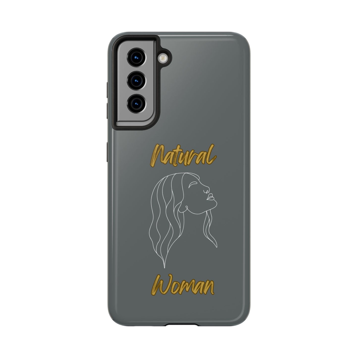 Natural Woman Breeze On Face (WL)Tough Phone Cases DARK GREY