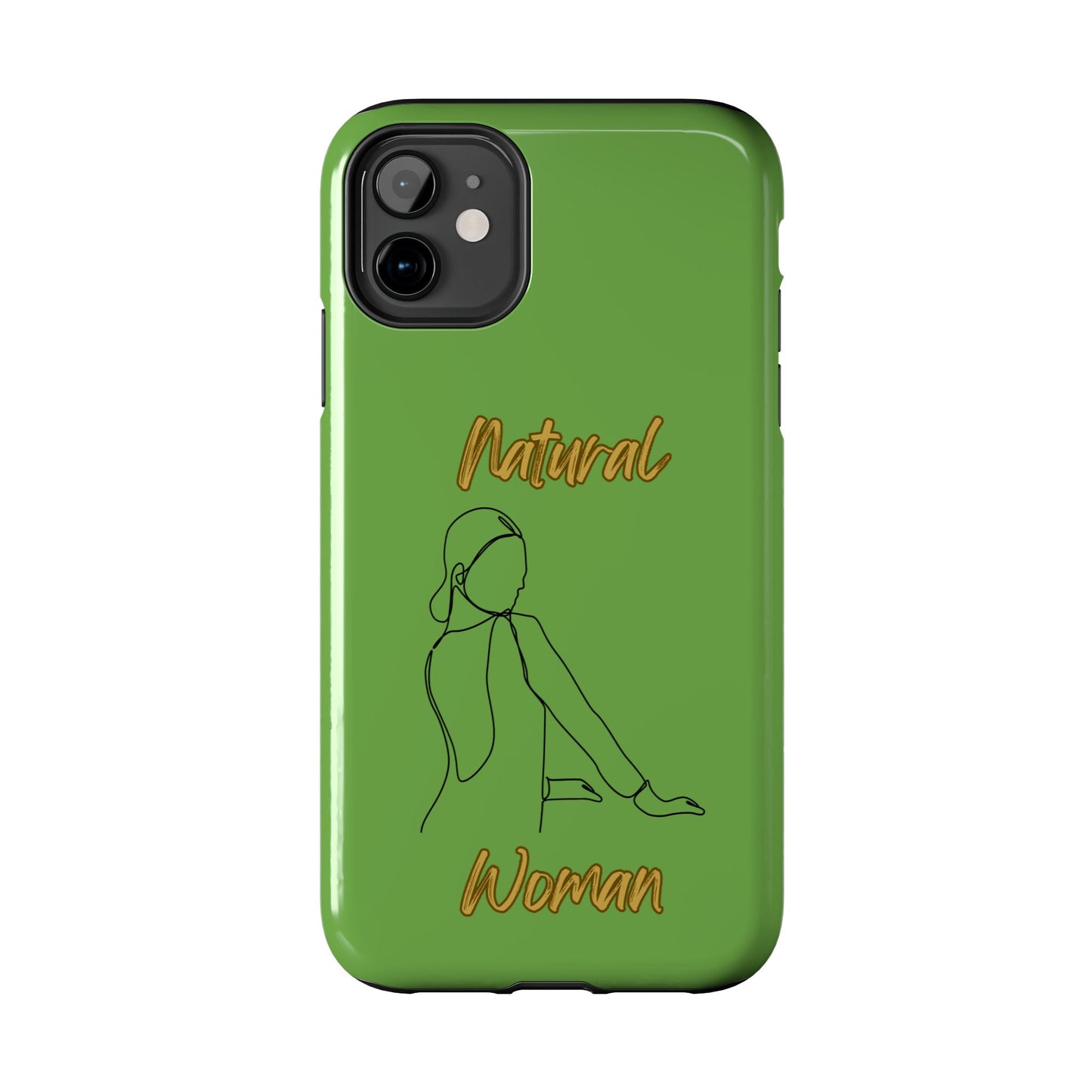 Natural Woman Hands Free (BL)Tough Phone Cases GREEN