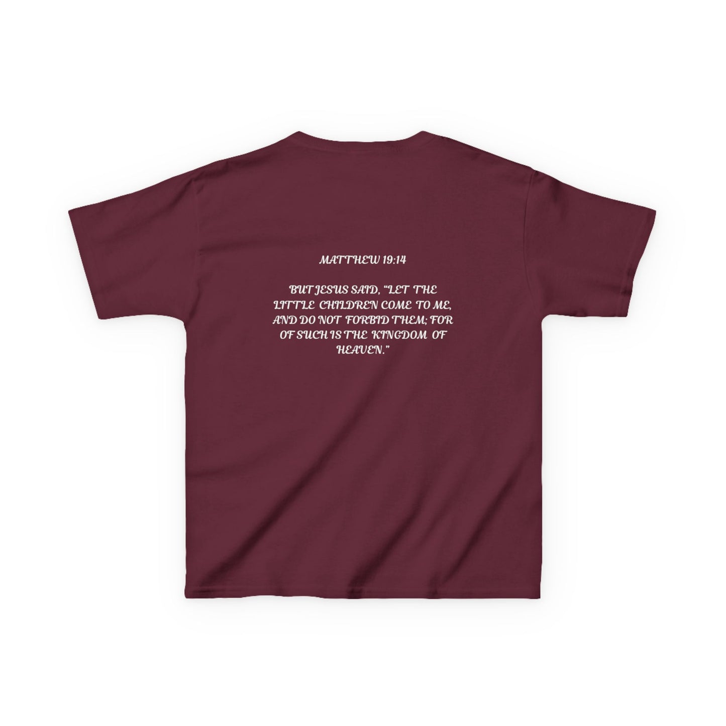 Children of the King Inspirational Kids Cotton T-Shirt (BL)