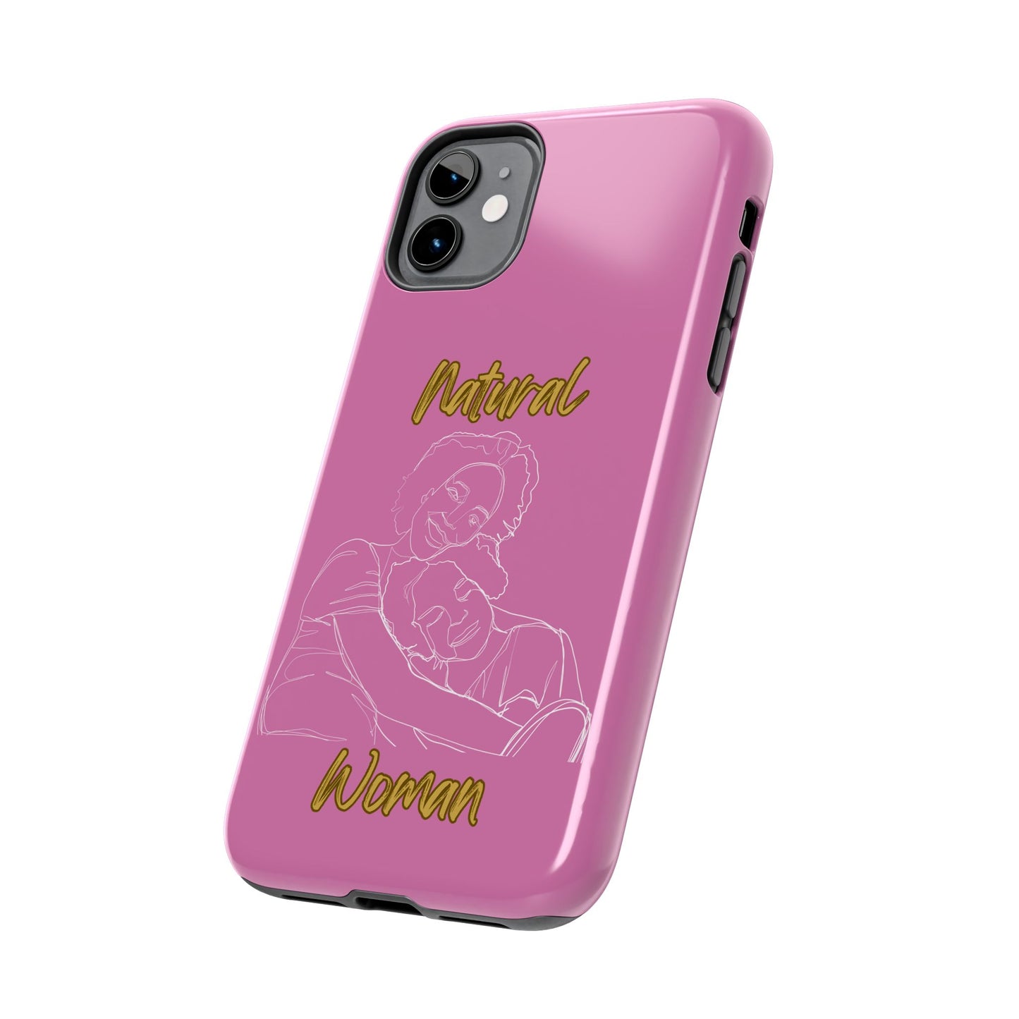 Natural Woman Loving Embrace (WL)Tough Phone Cases LIGHT PINK
