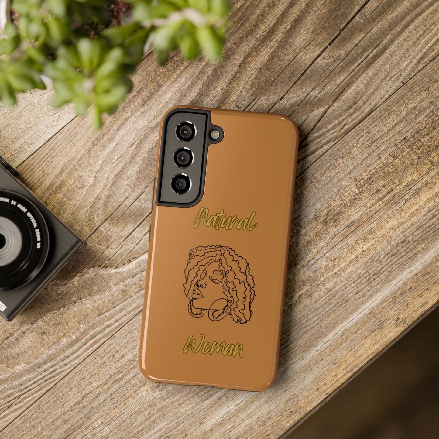 Natural Woman Naturally Me (BL)Tough Phone Cases LIGHT BROWN
