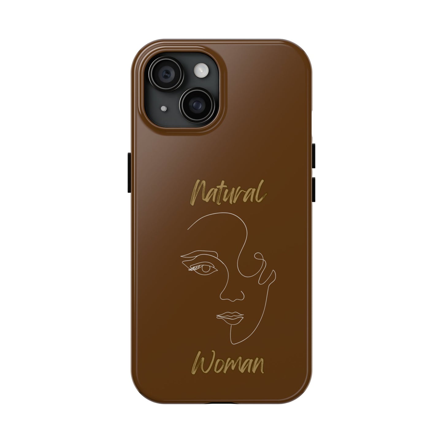 Natural Woman Looking (WL) Tough Phone Cases BROWN