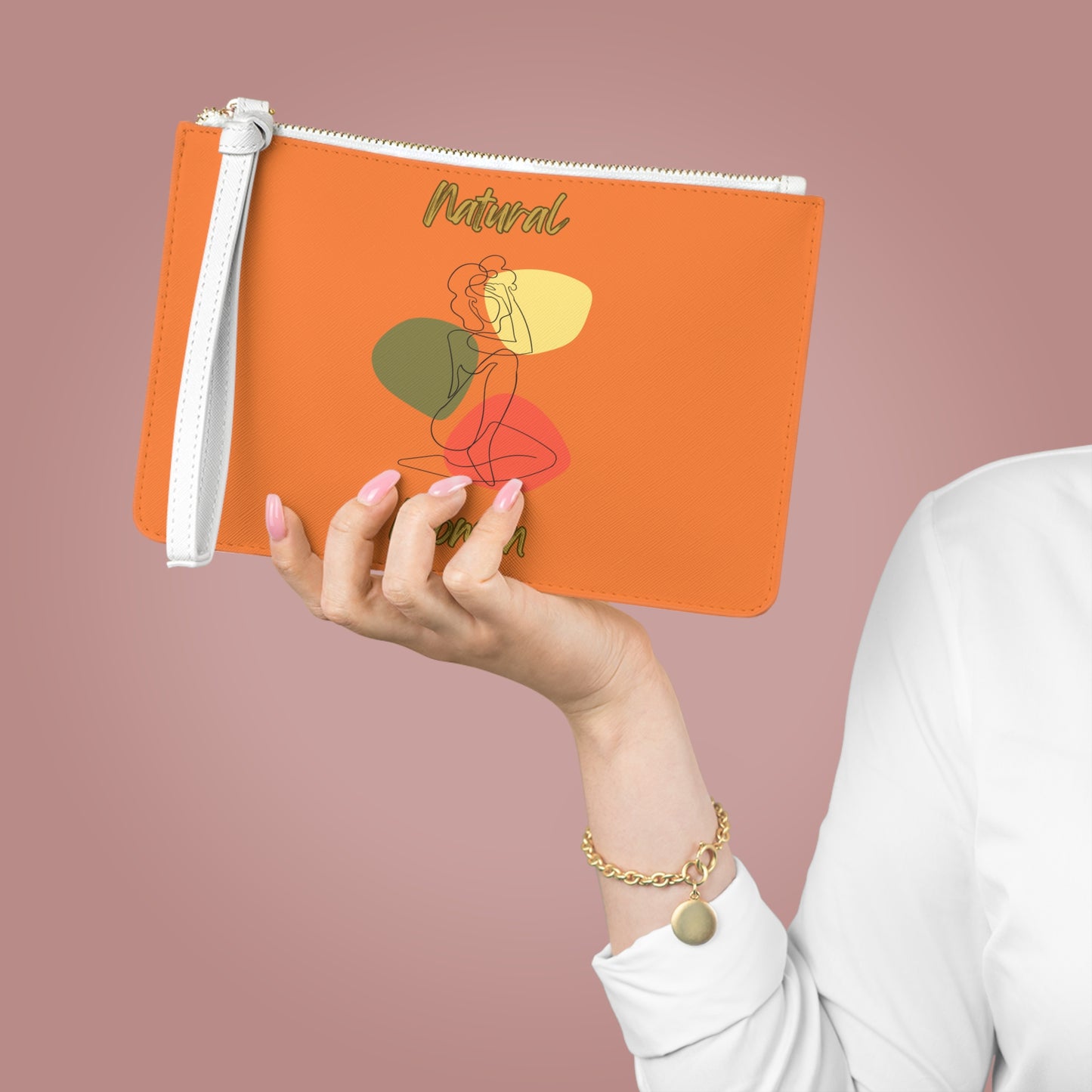 Natural Woman Colorful Pose (BL) Clutch Bag CRUSTA