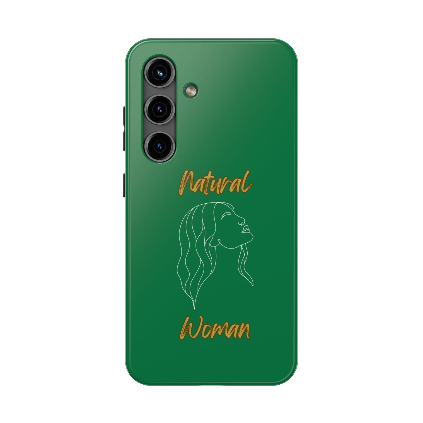 Natural Woman Breeze On Face (WL)Tough Phone Cases DARK GREEN