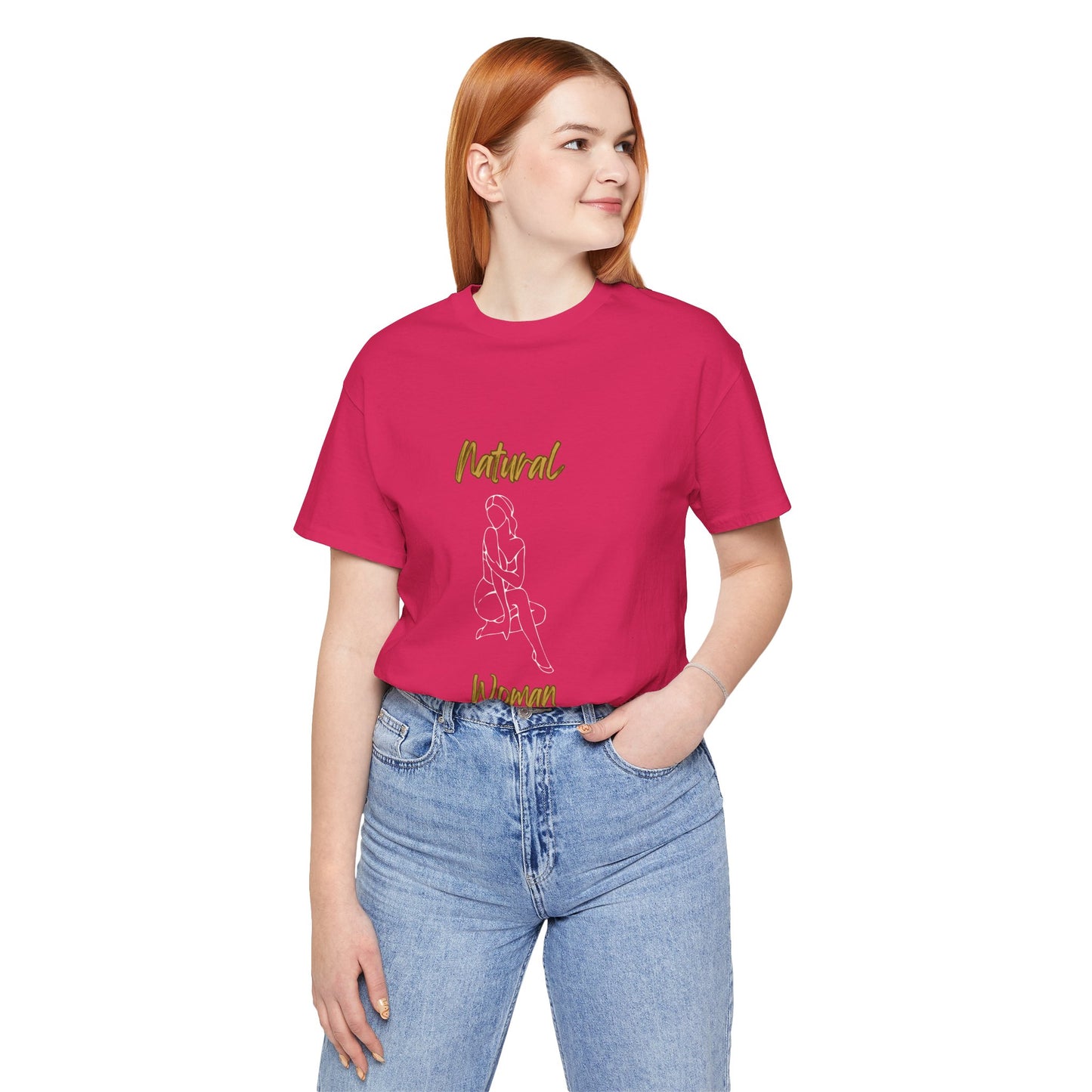 Natural Woman Shoulder Action (WL) Short Sleeve T-Shirt EXPRESS DELIVERY