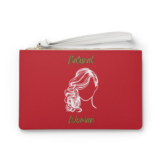 Natural Woman Long Curl (WL) Clutch Bag DARK RED