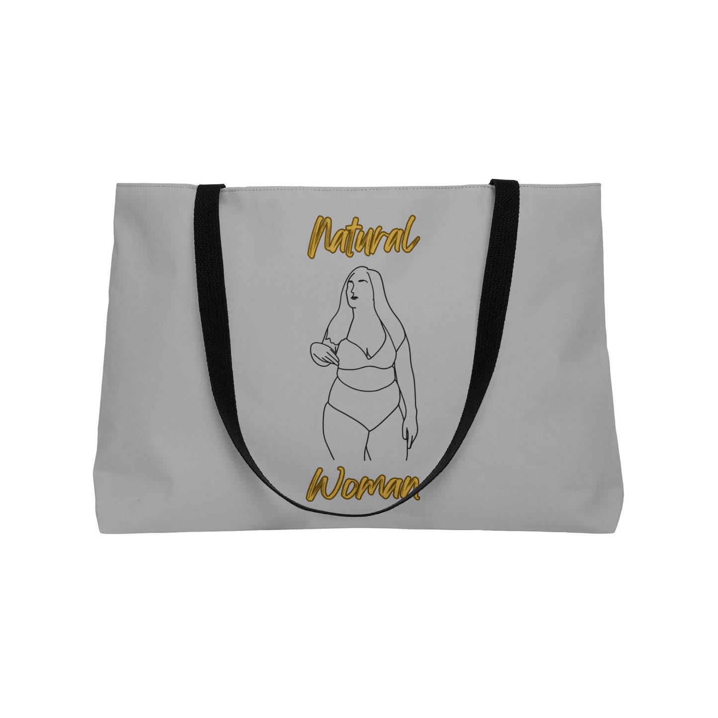 Natural Woman Full Beauty (BL) Weekender Tote Bag LIGHT GREY