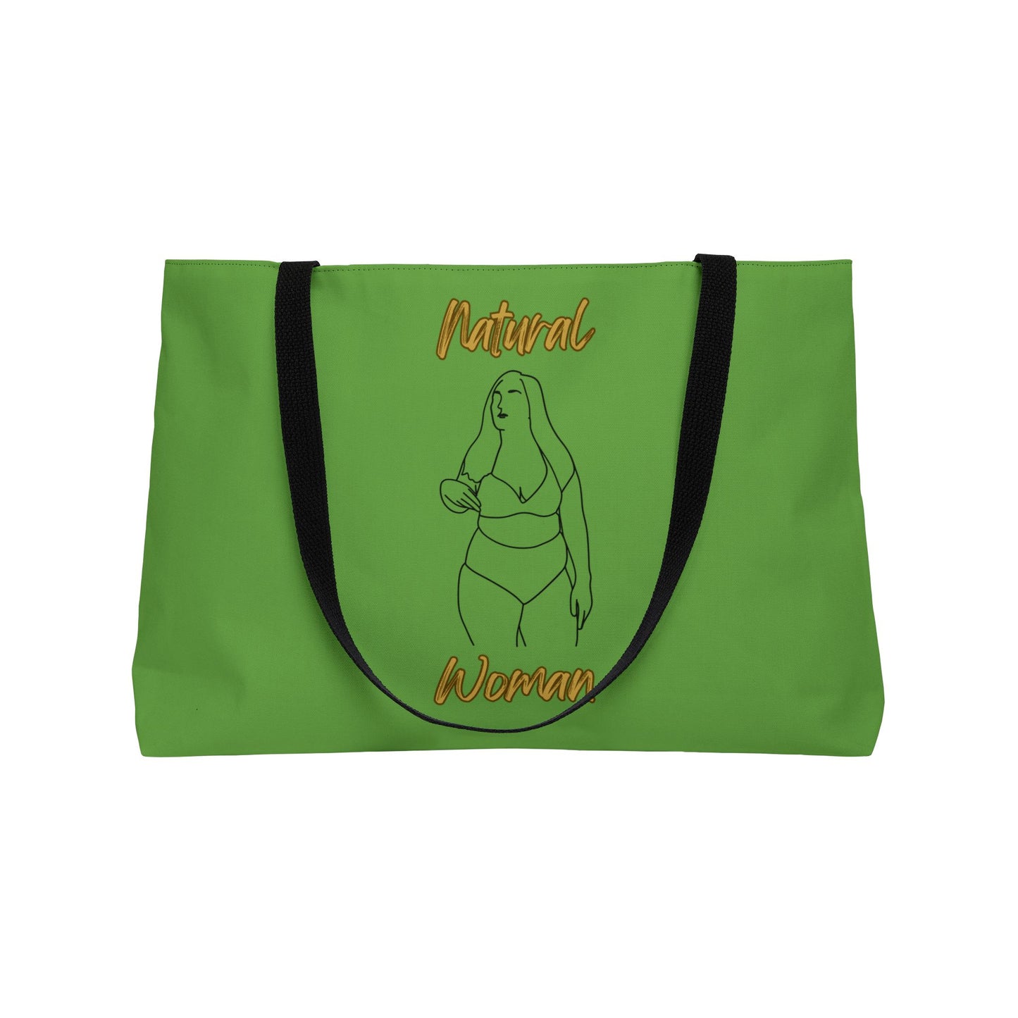 Natural Woman Full Beauty (BL) Weekender Tote Bag GREEN