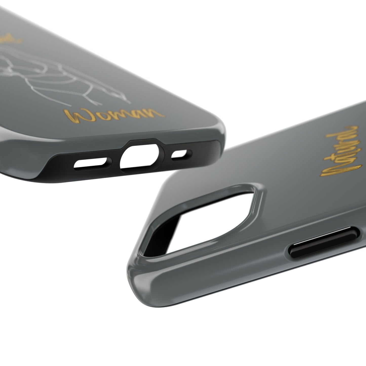 Natural Woman Full Beauty (WL)Tough Phone Cases DARK GREY