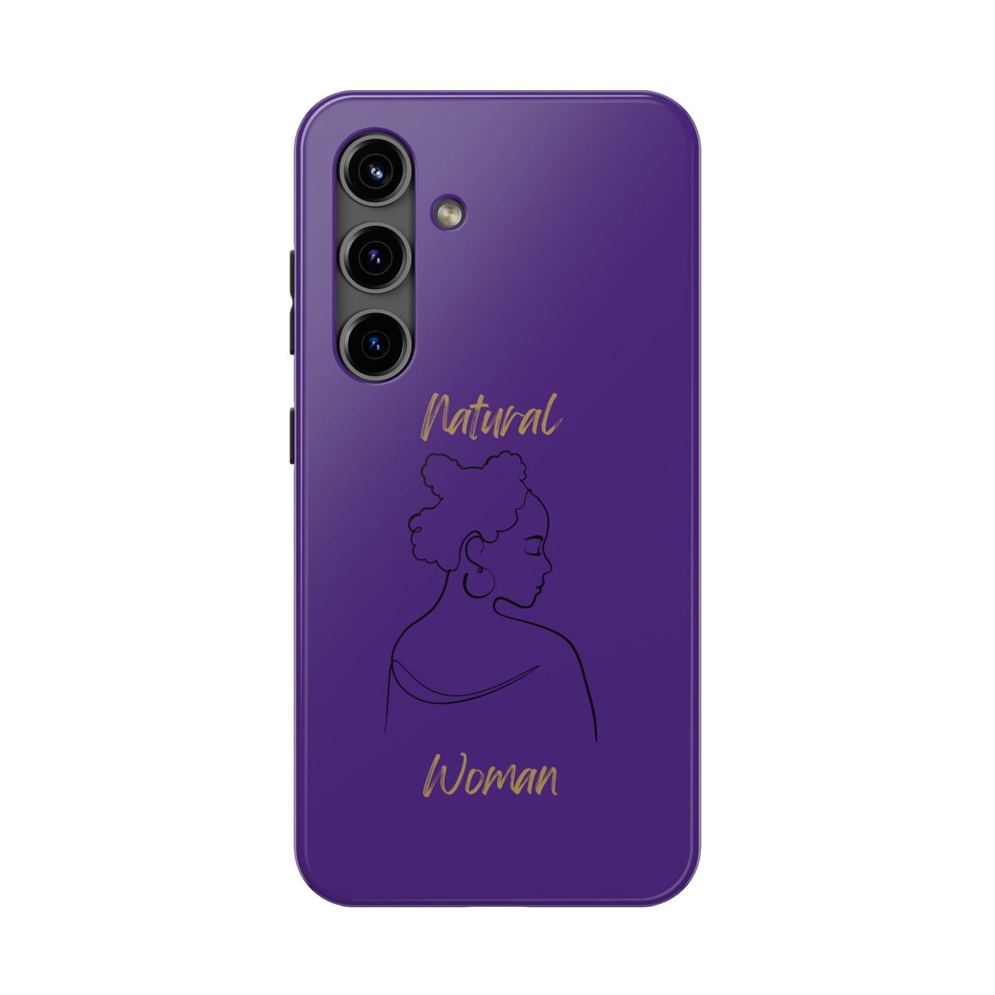 Natural Woman Twists (BL) Tough Phone Cases PURPLE