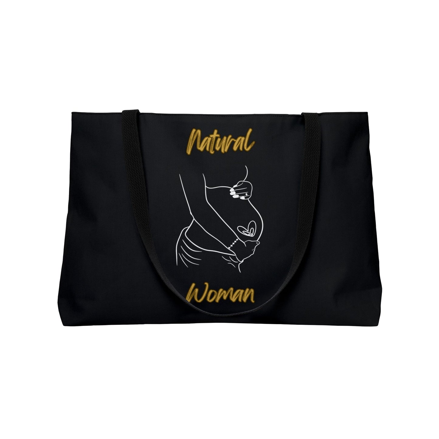 Natural Woman Loved In & Out (WL) Weekender Tote Bag BLACK