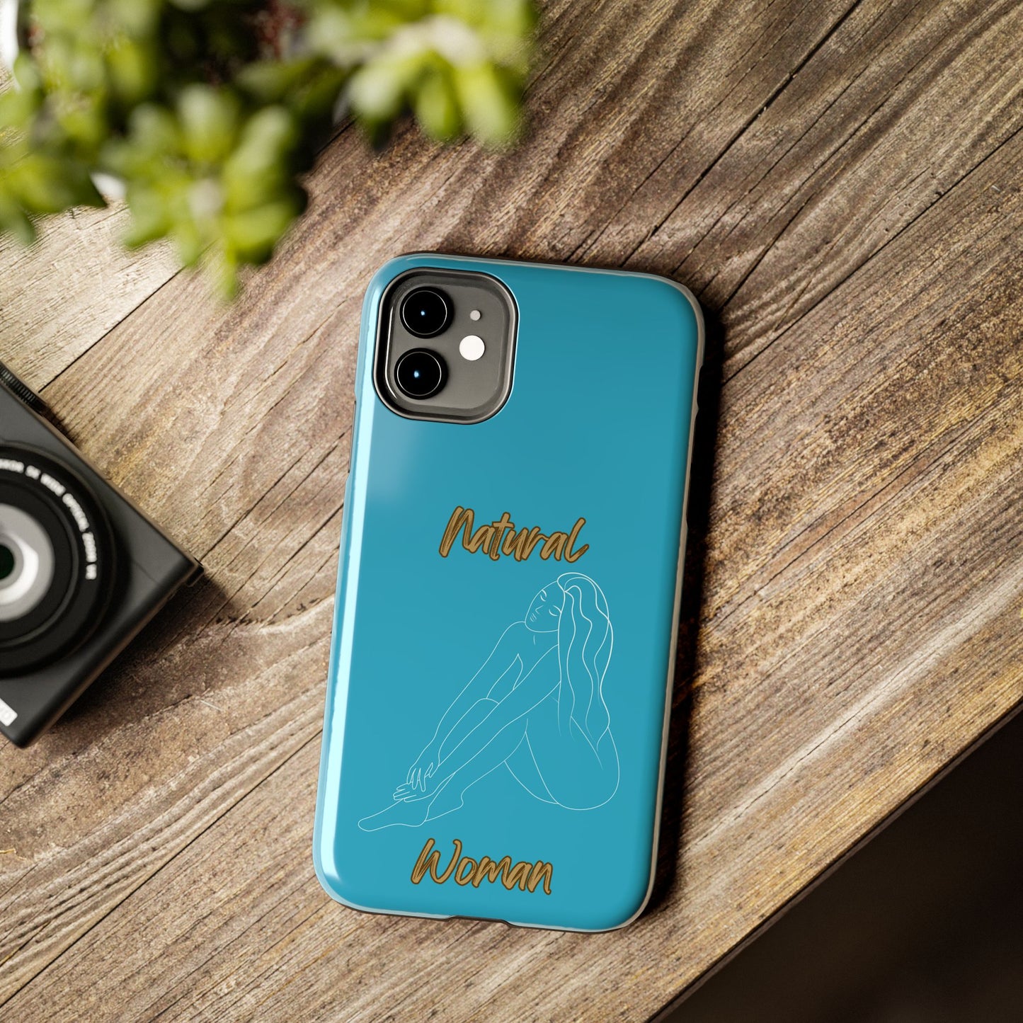 Natural Woman Beauty (WL) Tough Phone Cases TURQUOISE