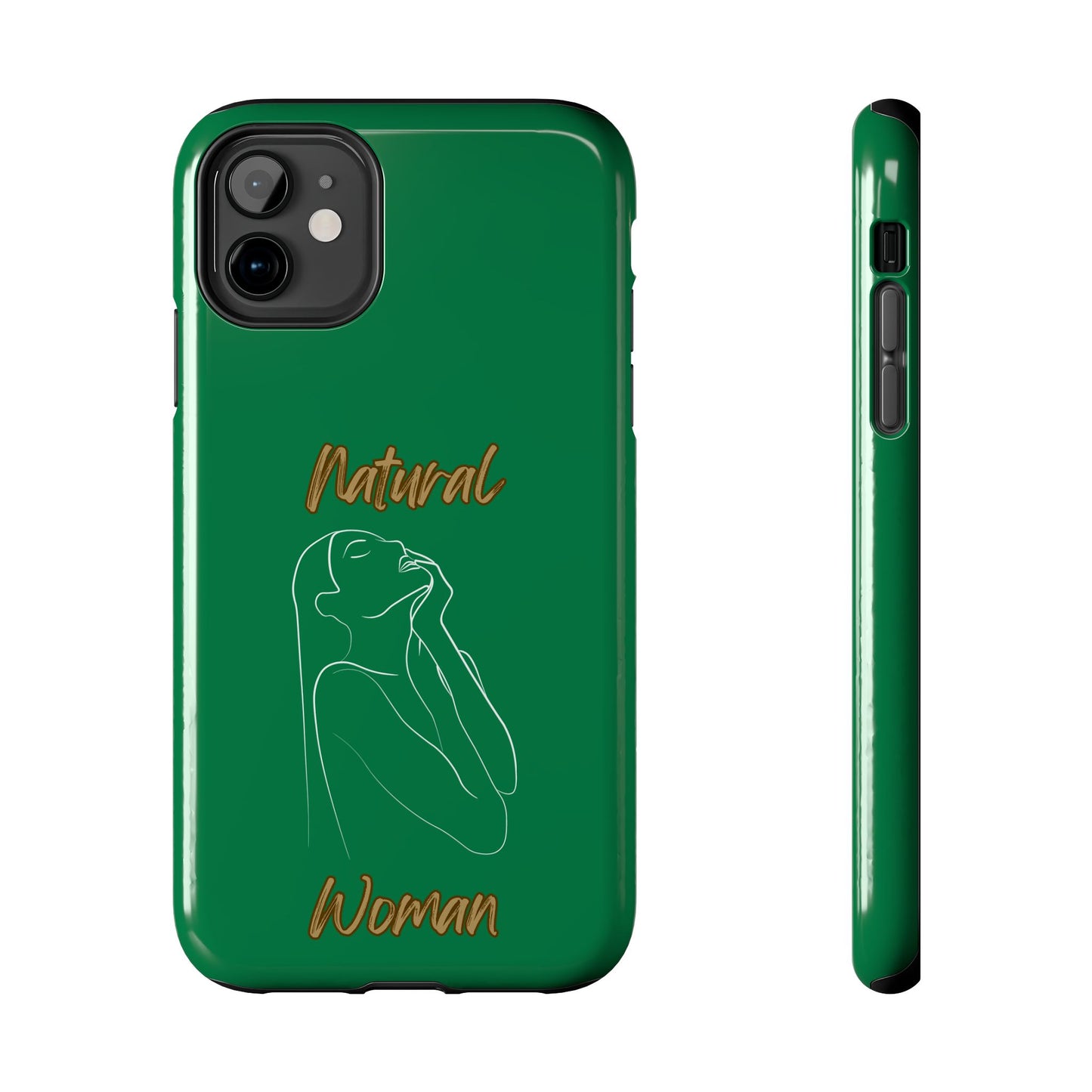 Natural Woman Thank You (WL) Tough Phone Cases DARK GREEN