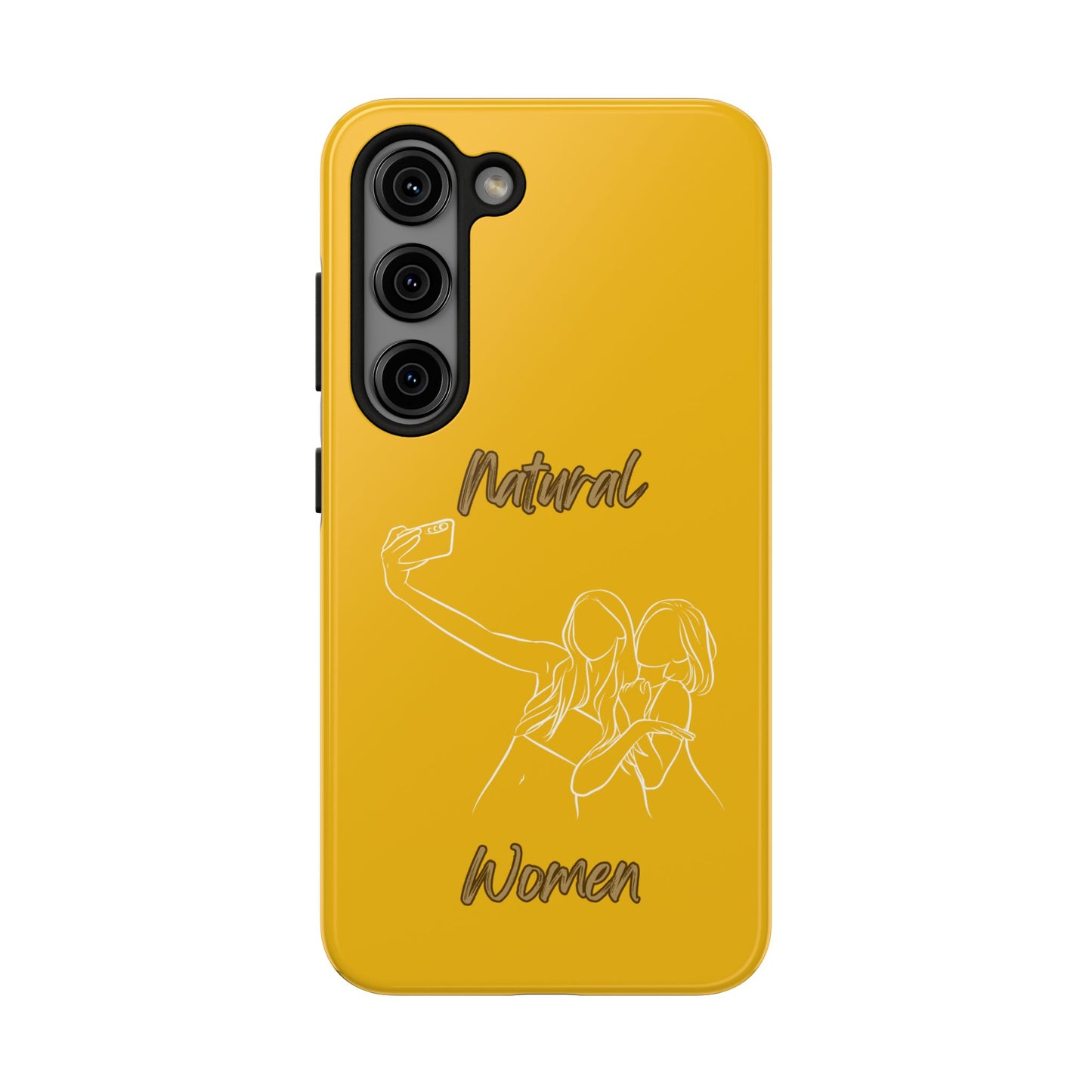Natural Woman Friends Selfie (WL)Tough Phone Cases YELLOW