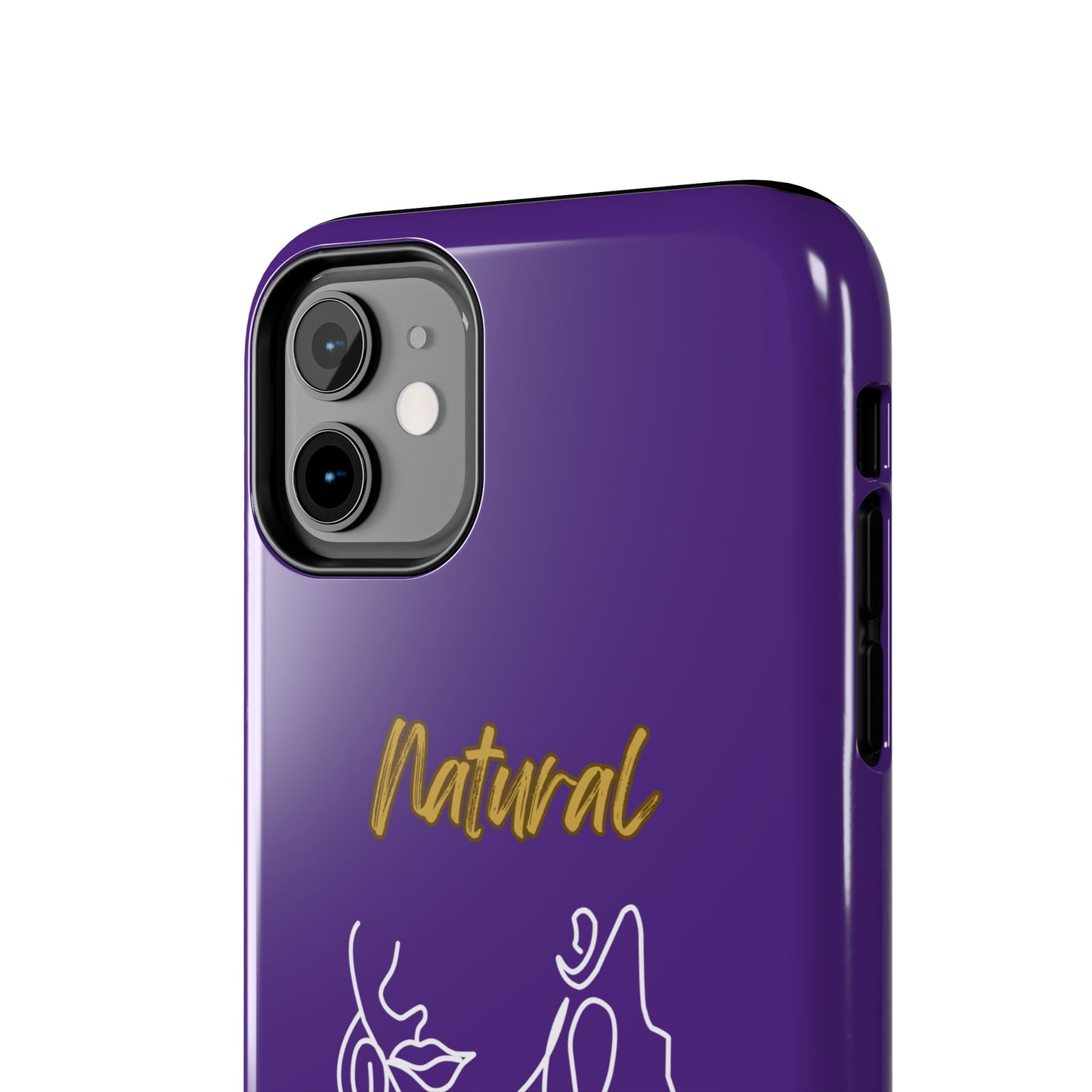 Natural Woman Lips (WL)Tough Phone Cases PURPLE