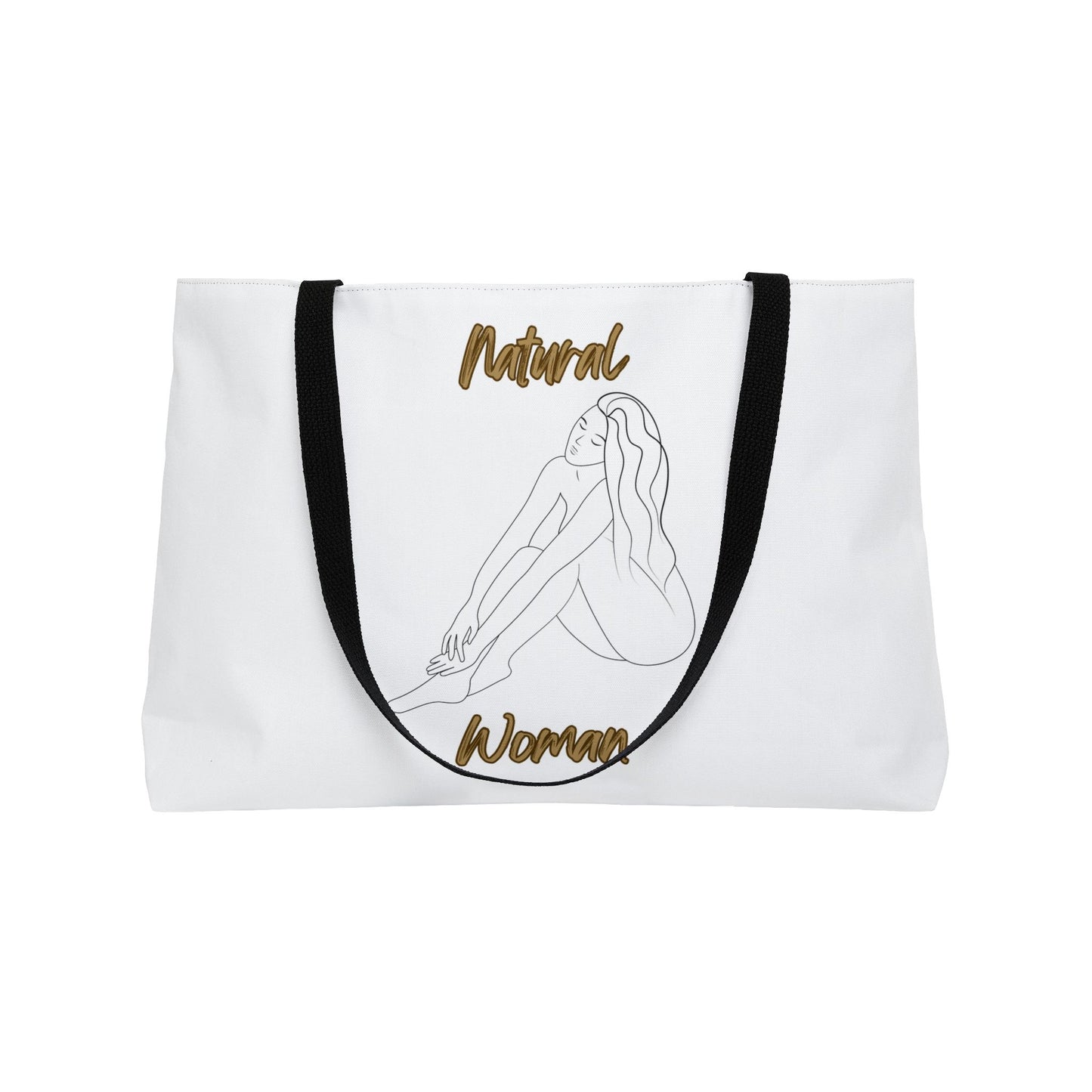 Natural Woman Beauty (BL) Weekender Tote Bag WHITE