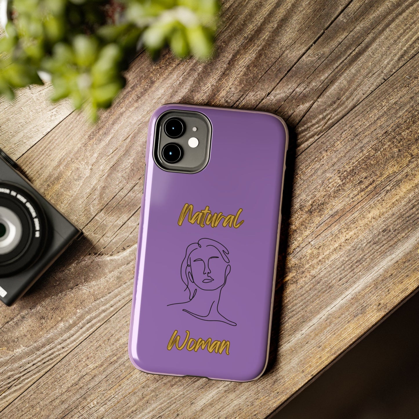 Natural Woman Hello (BL)Tough Phone Cases LIGHT PURPLE