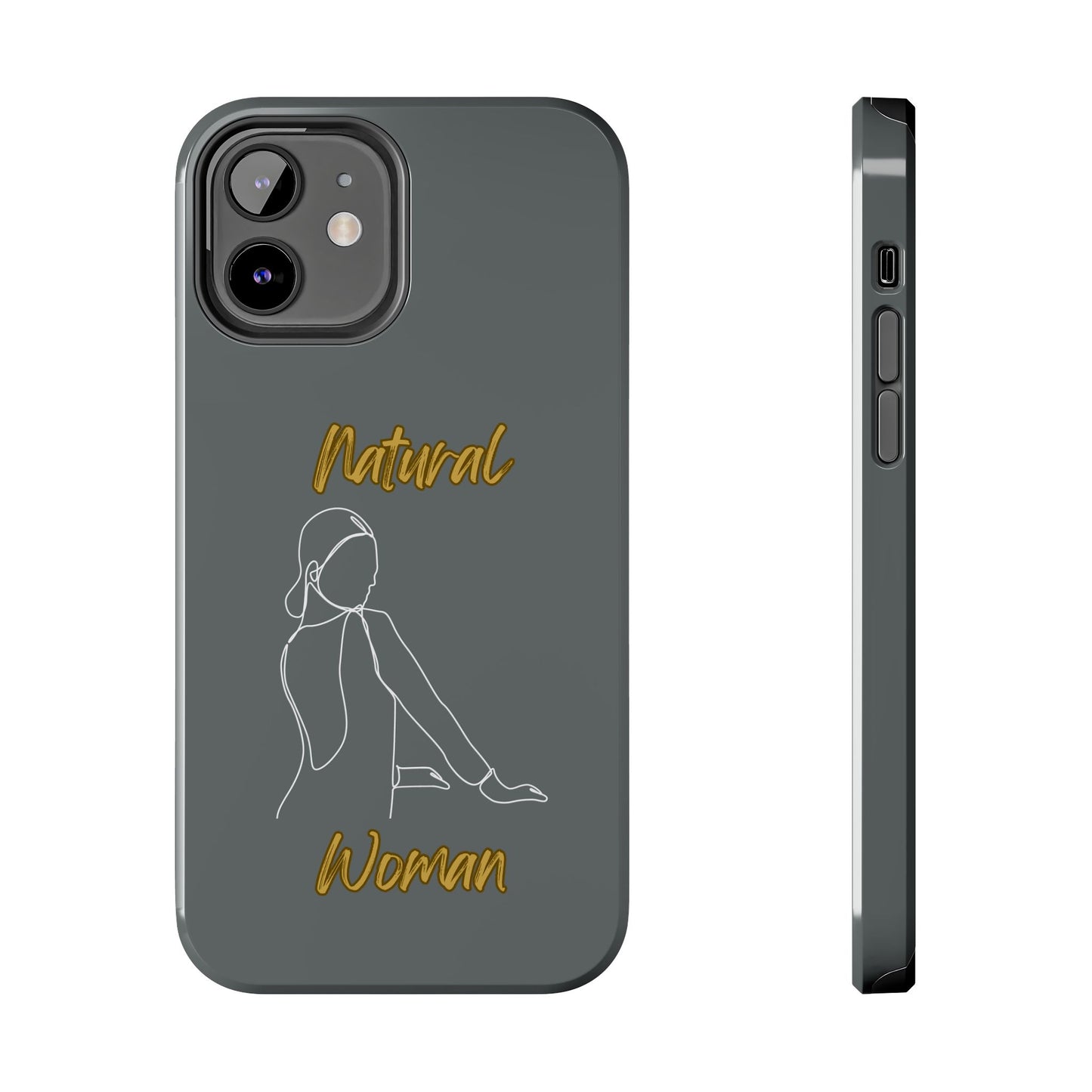 Natural Woman Hands Free (WL)Tough Phone Cases DARK GREY