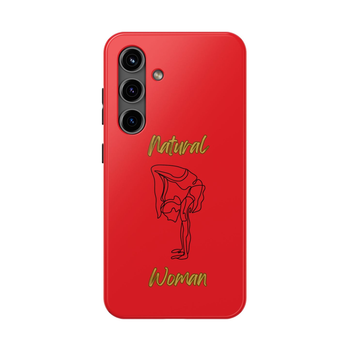Natural Woman Flexible (BL)Tough Phone Cases RED