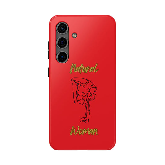 Natural Woman Flexible (BL)Tough Phone Cases RED