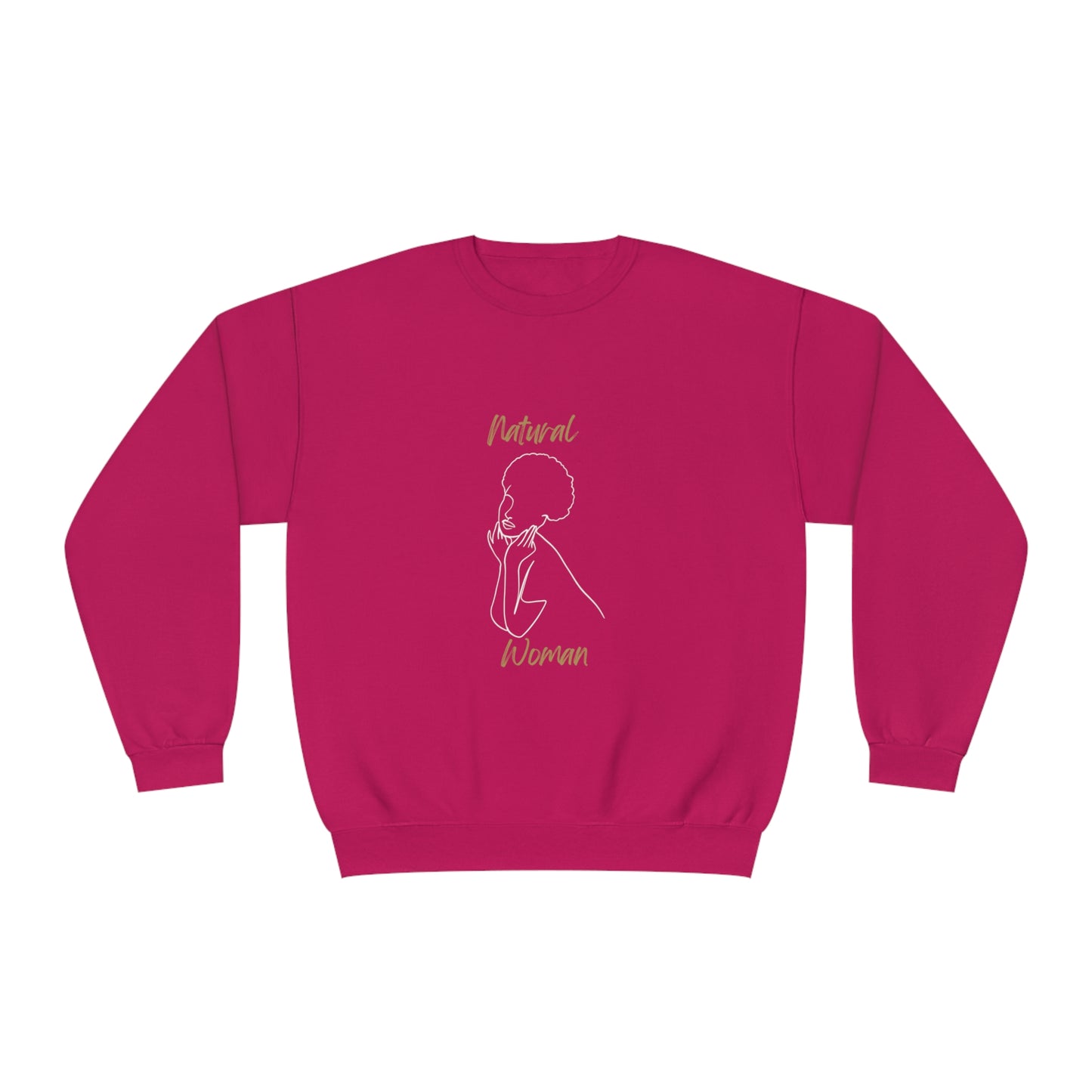 Natural Woman Cute Afro (WL) Crewneck Sweatshirt